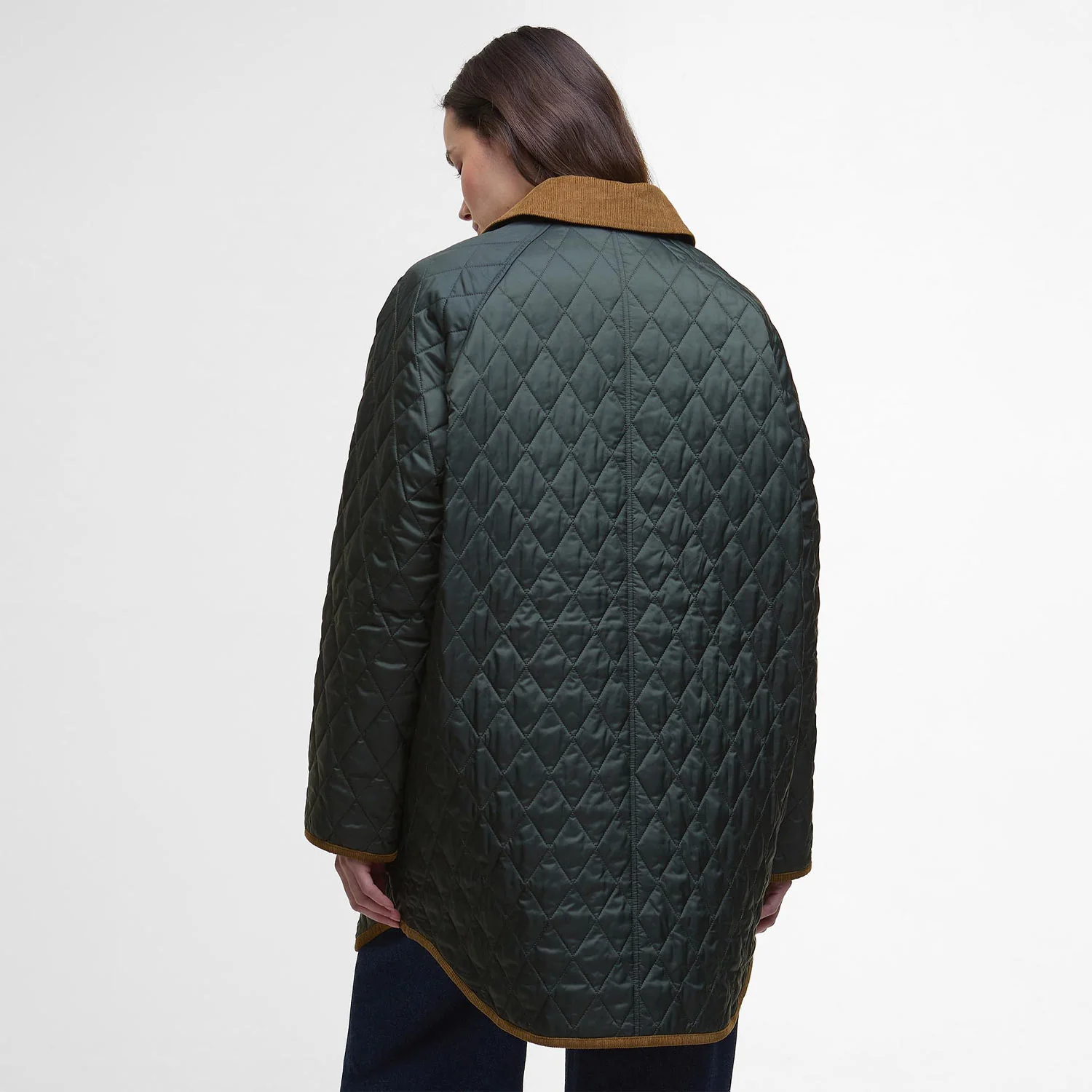 Barbour OS LIDDESDALE QUILTED JACKET, Olive - Image 3