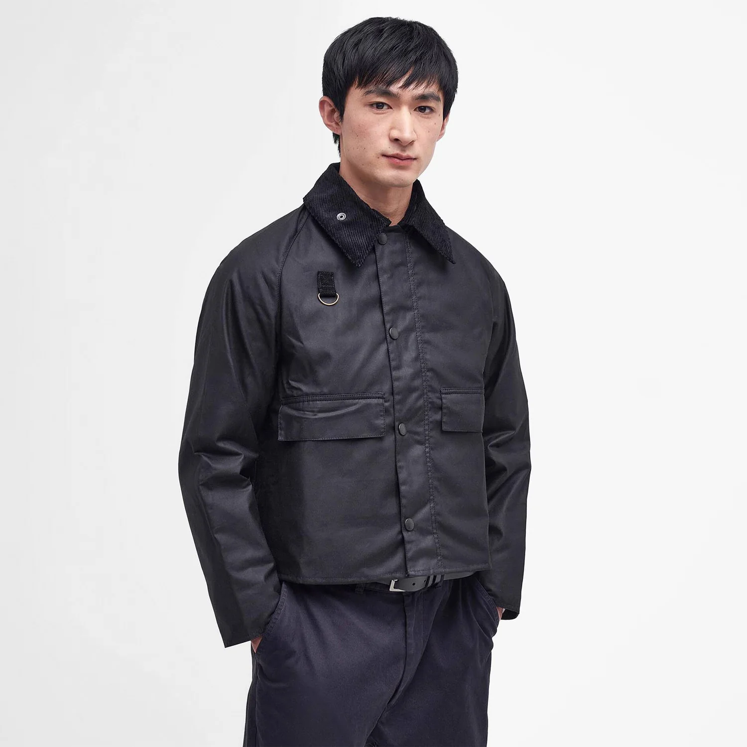 Barbour SPEY WAX JACKET, Black - Image 2