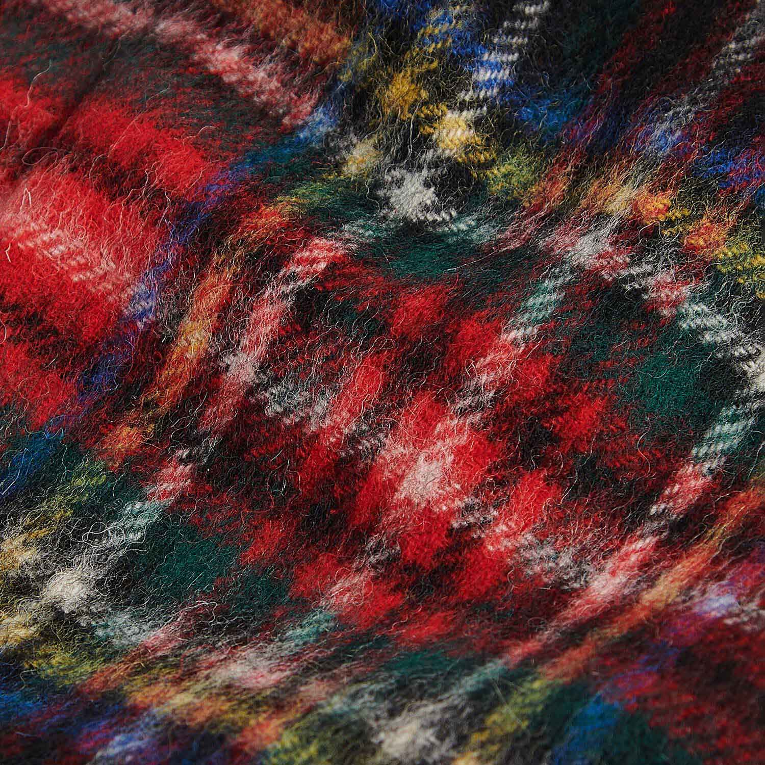 NEW CHECK TARTAN SCARF, Black Stewart - Image 2