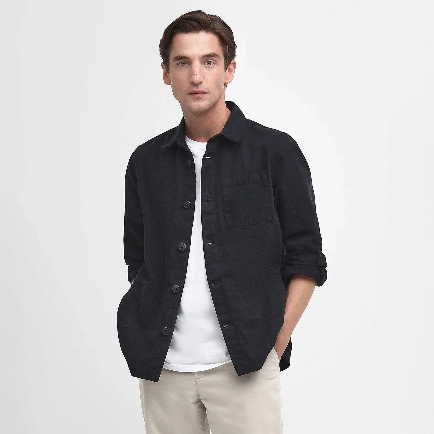 Barbour WASHED OVERSHIRT, Classic Navy - Image 2