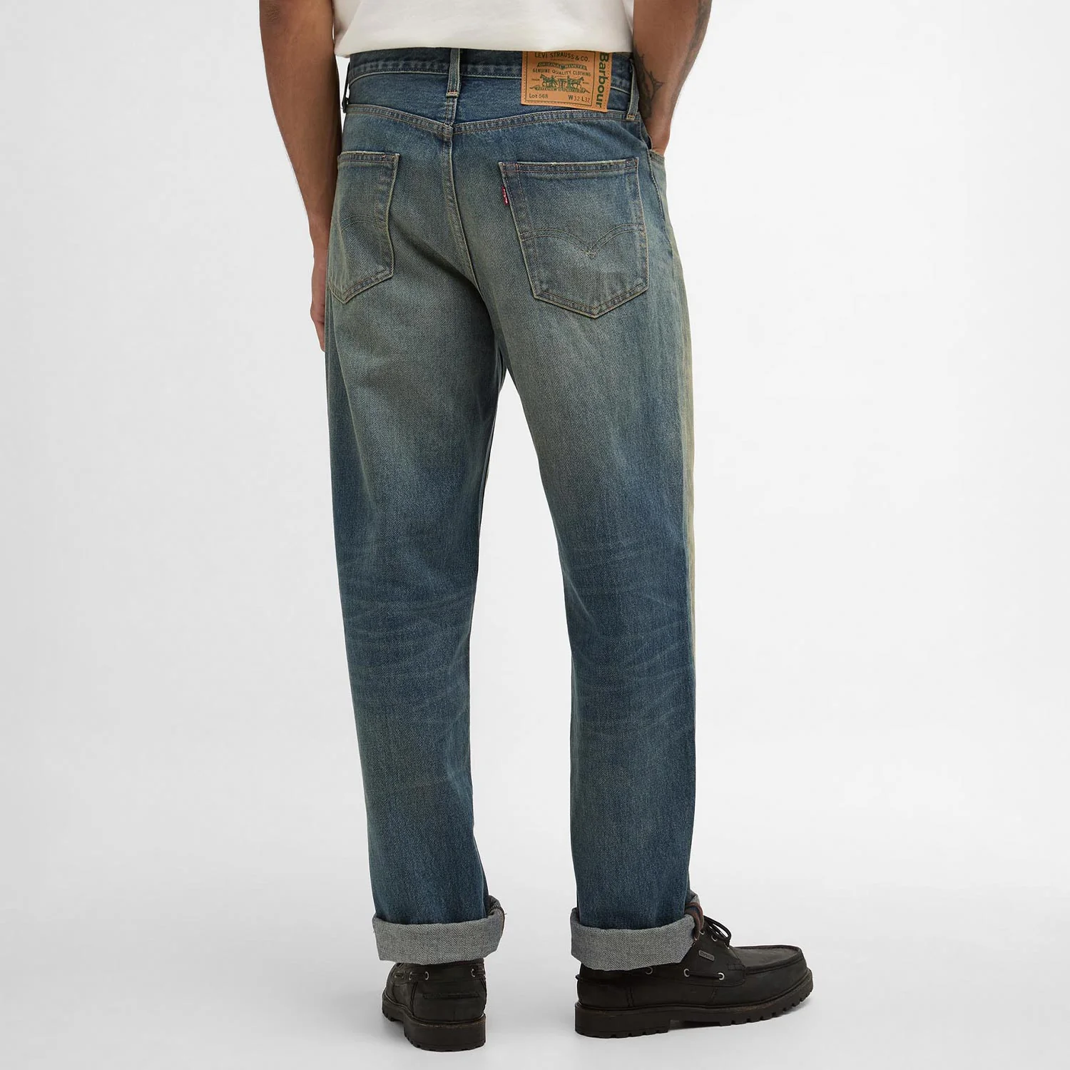 Barbour x Levi's 568 LOOSE JEAN, Dark Worn - Image 3