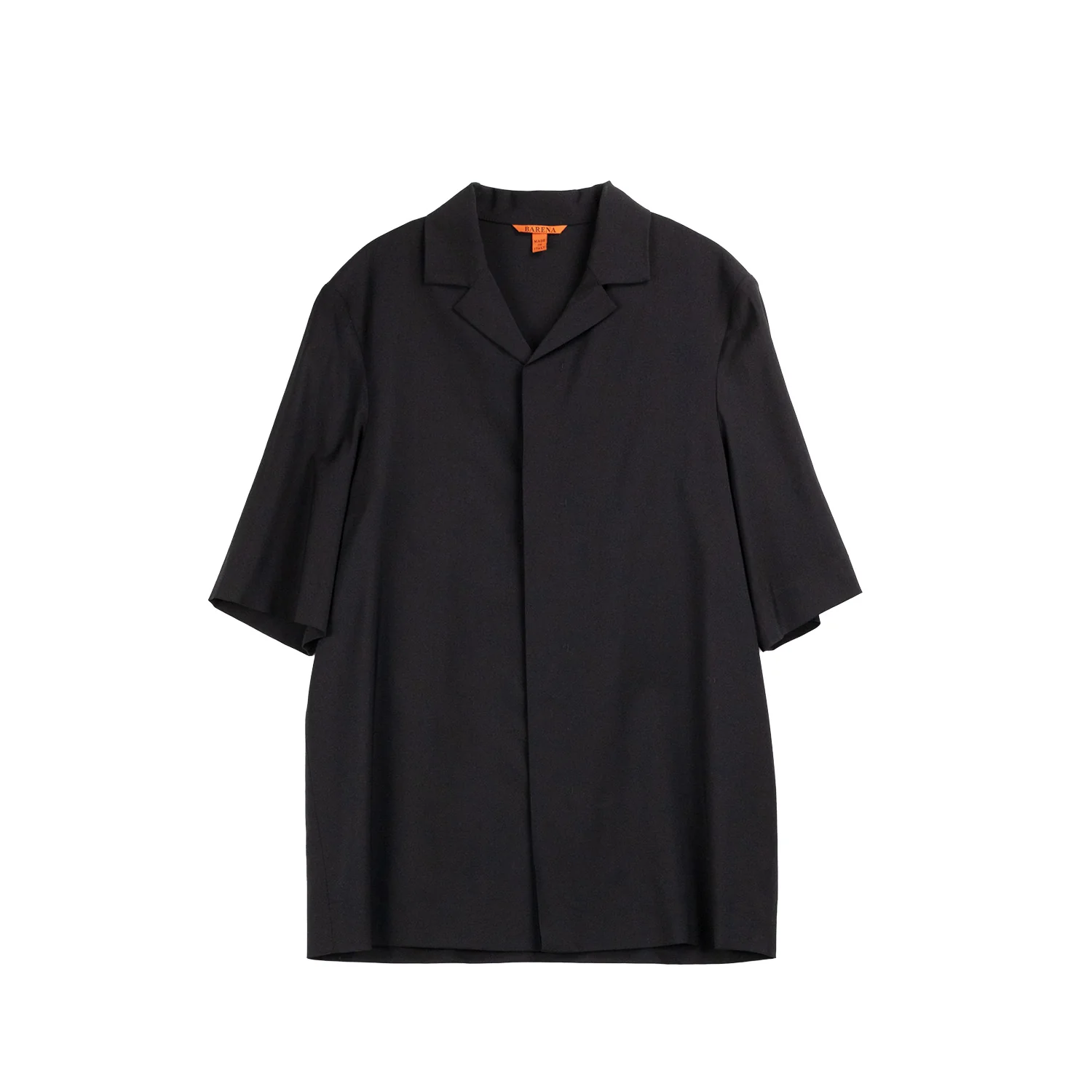 Barena Venezia MEN'S OVERSHIRT ATILA TROPICAL, Black