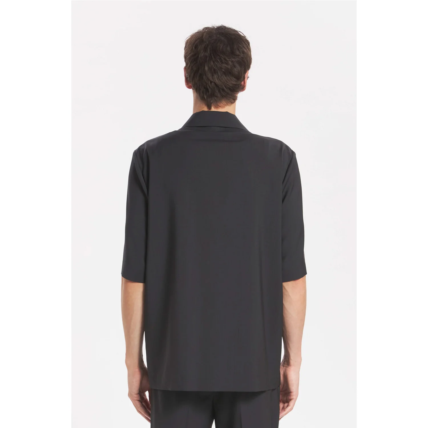 Barena Venezia MEN'S OVERSHIRT ATILA TROPICAL, Black - Image 4