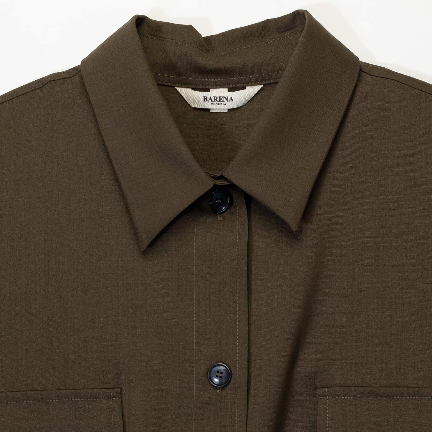 Barena Venezia OVERSHIRT MARCELLA, Oliva - Image 4