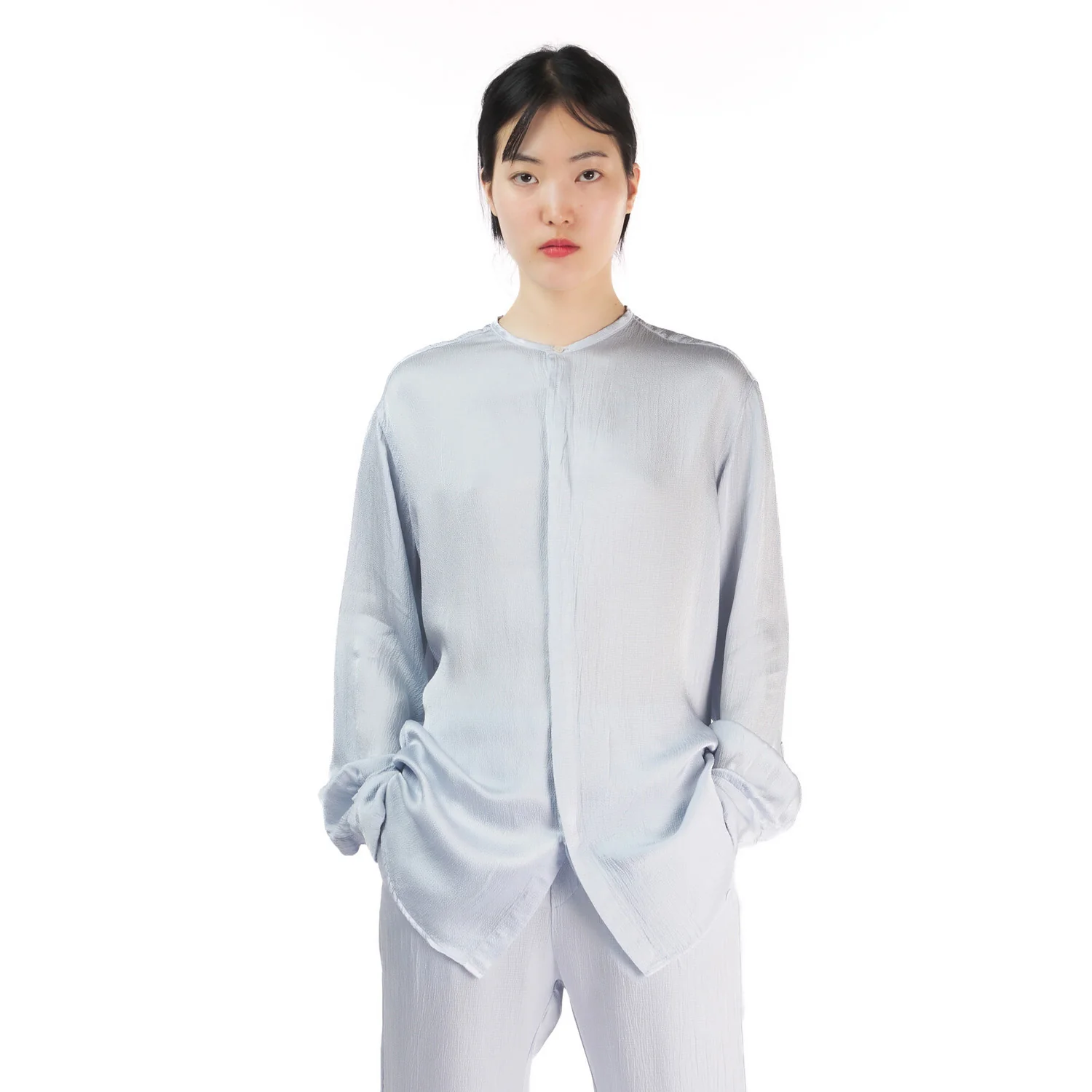 Barena Venezia WOMEN'S MOLLI SHIRT ONDINA, Grey - Image 2