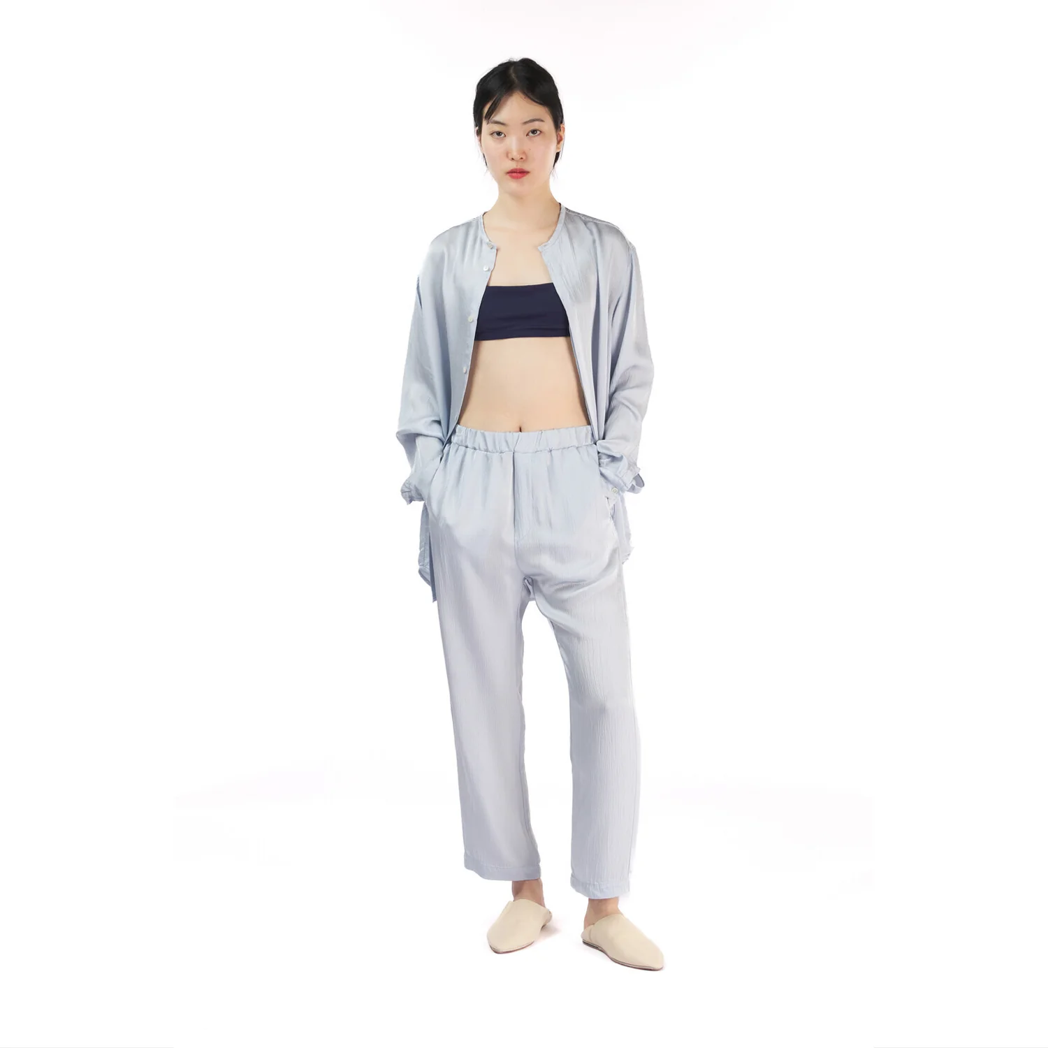 Barena Venezia WOMEN'S MOLLI SHIRT ONDINA, Grey - Image 4