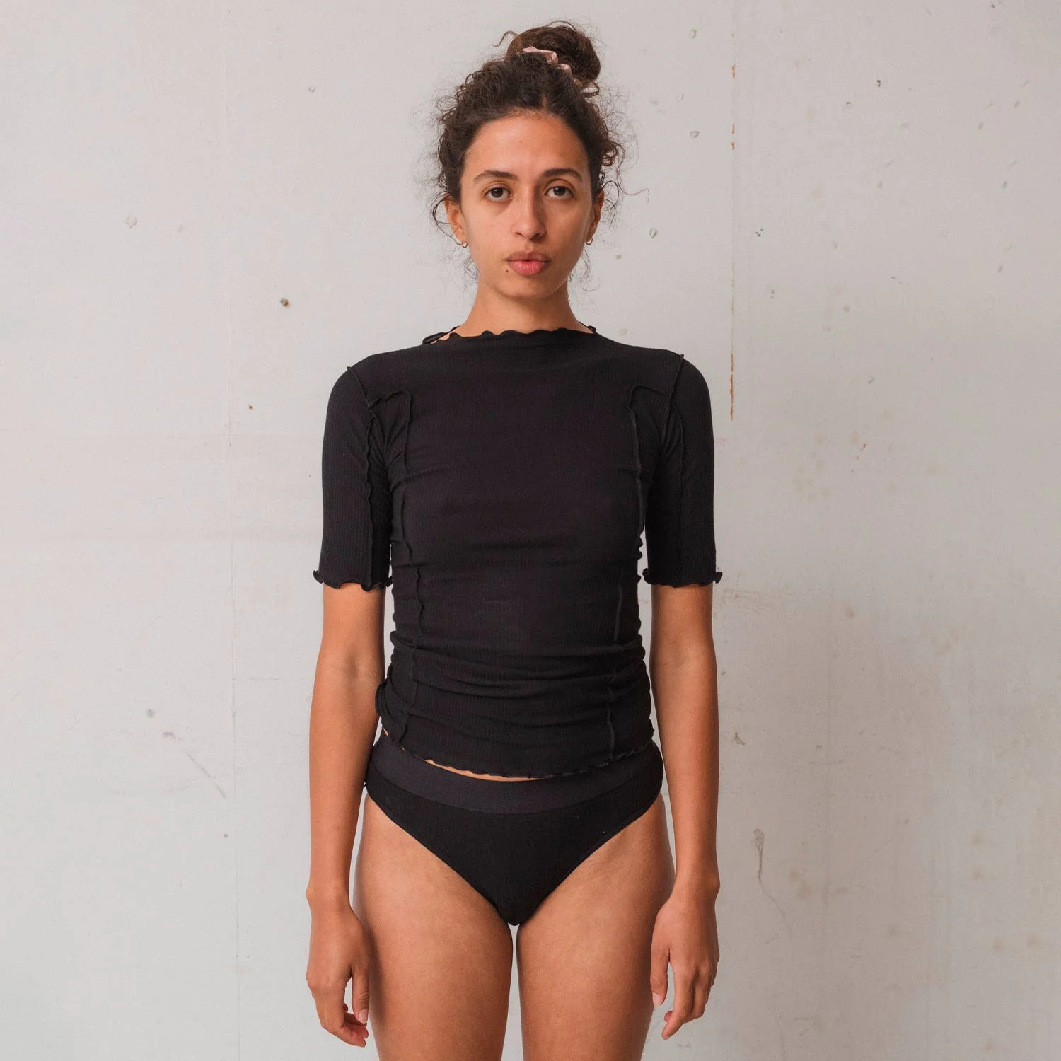 Baserange OMATO 3/4 TEE, Black - Image 4