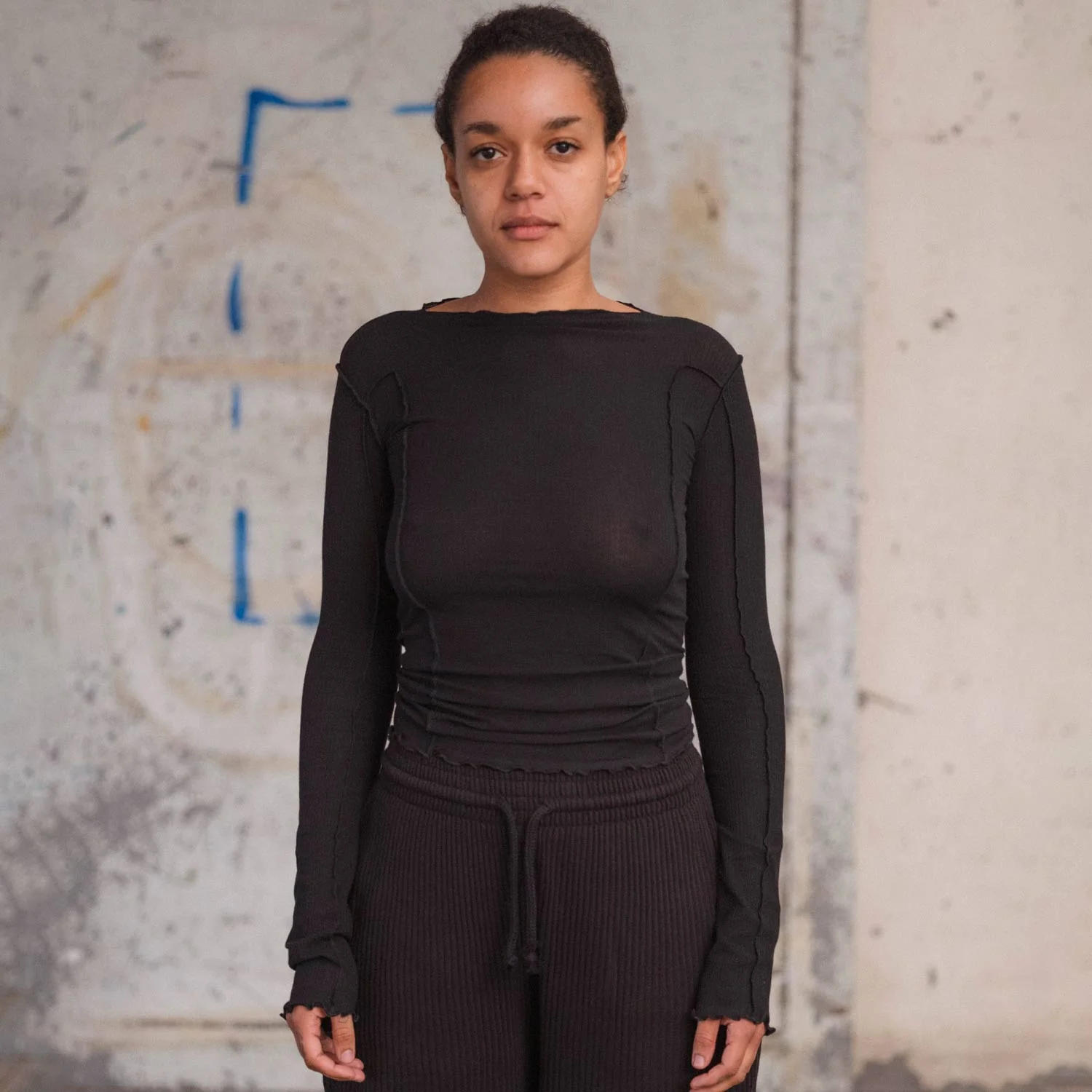 Baserange OMATO LONG SLEEVE, Black - Image 3