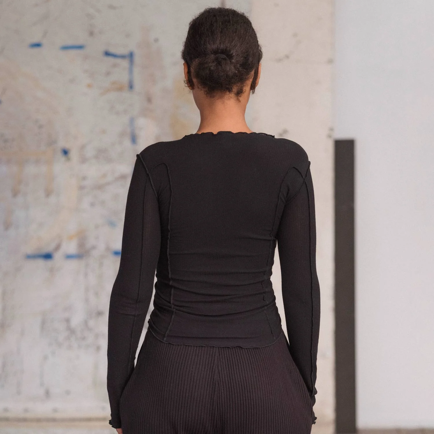 Baserange OMATO LONG SLEEVE, Black - Image 4
