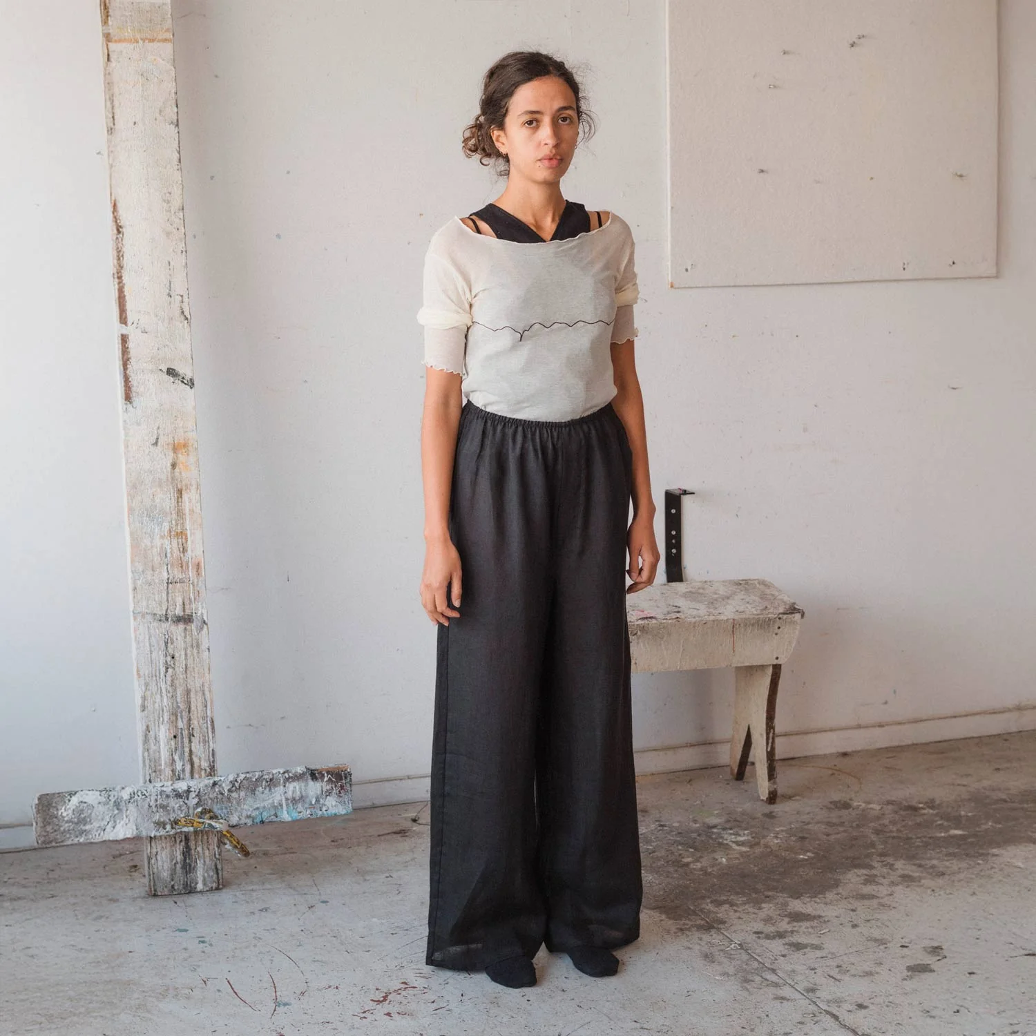 Baserange STOA PANTS, Black - Image 4