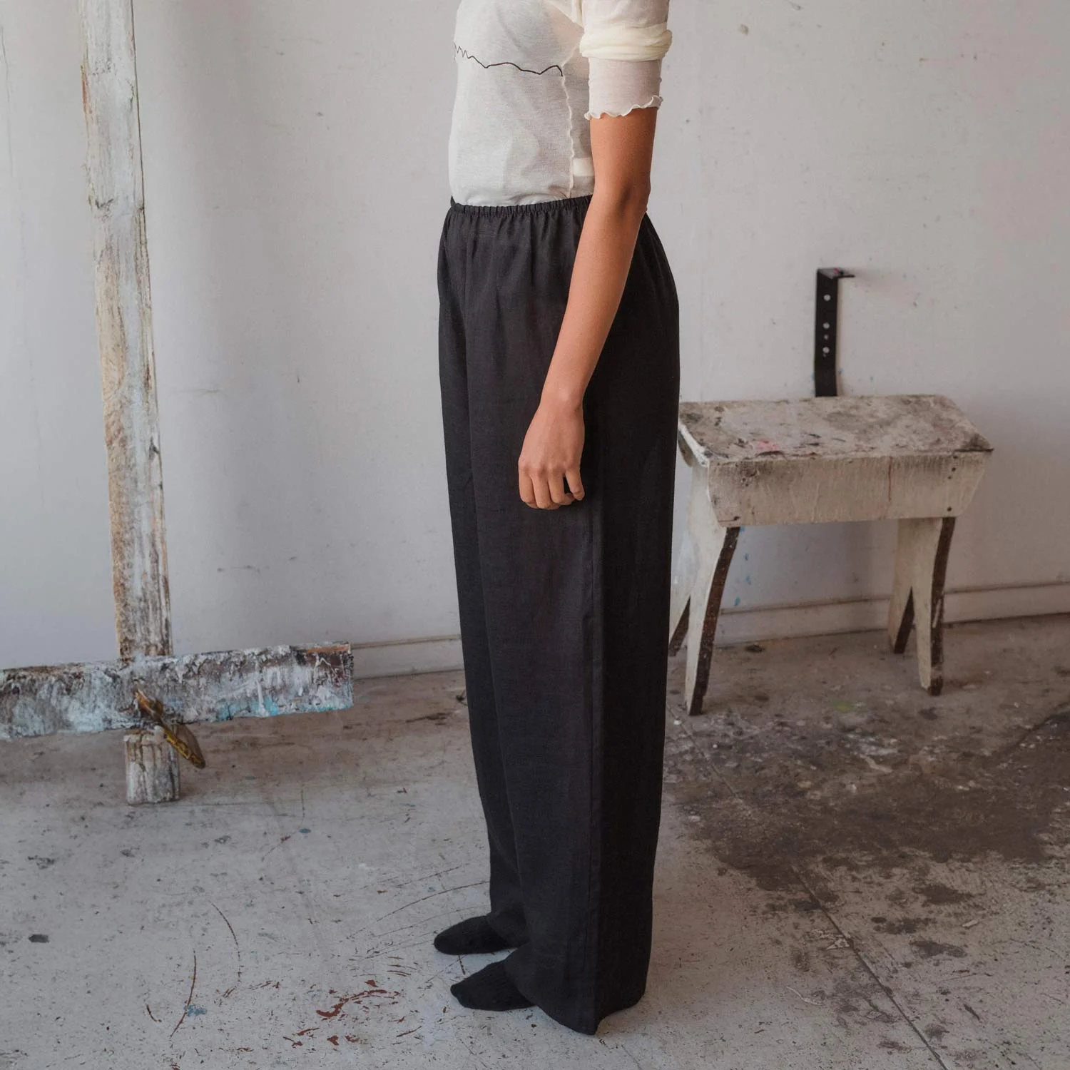 Baserange STOA PANTS, Black - Image 6