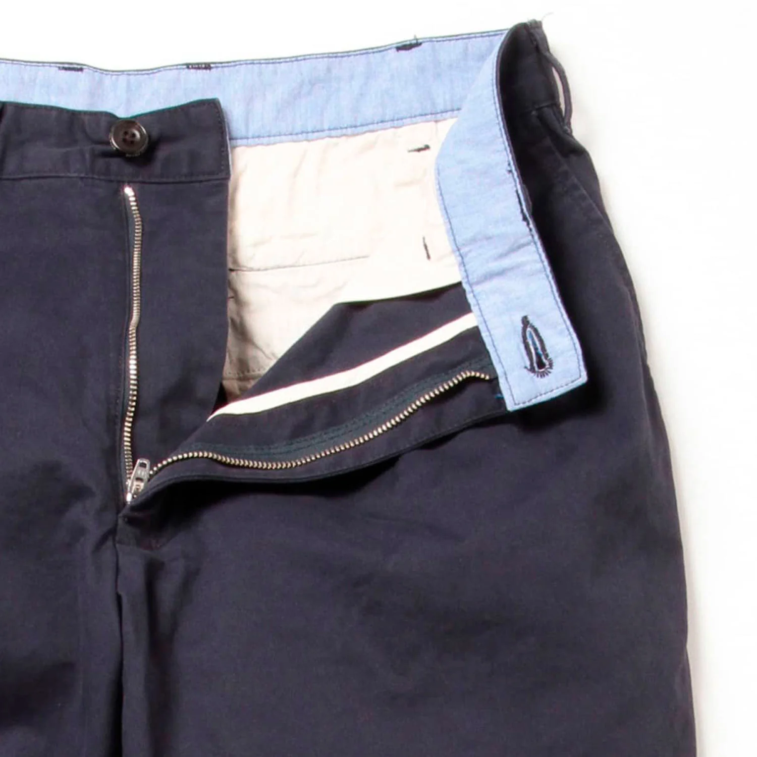 BEAMS+ 2PLEATS TWILL PANTS, Navy - Image 4