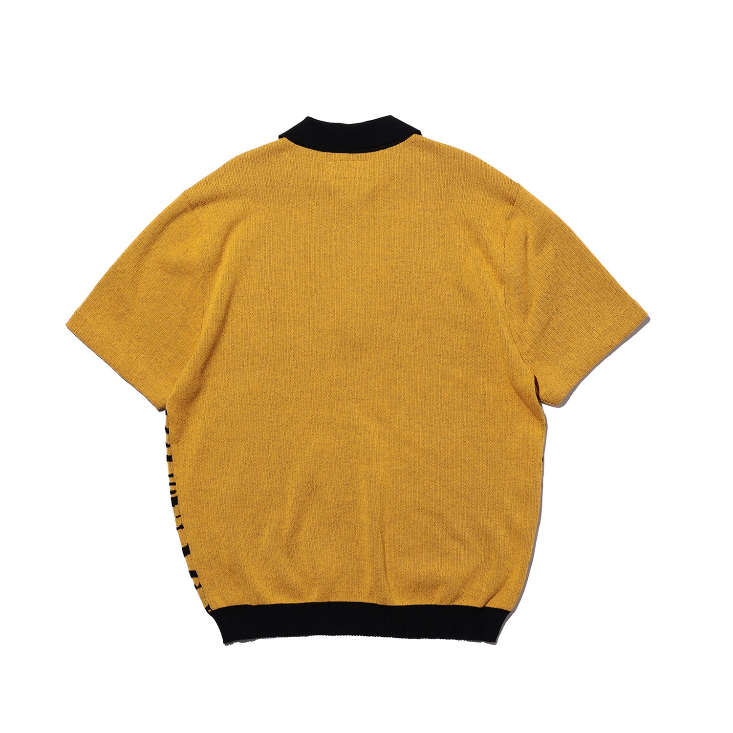 Beams+ HALF ZIP KNIT POLO ANIMAL JACQUAR, Tiger - Image 2