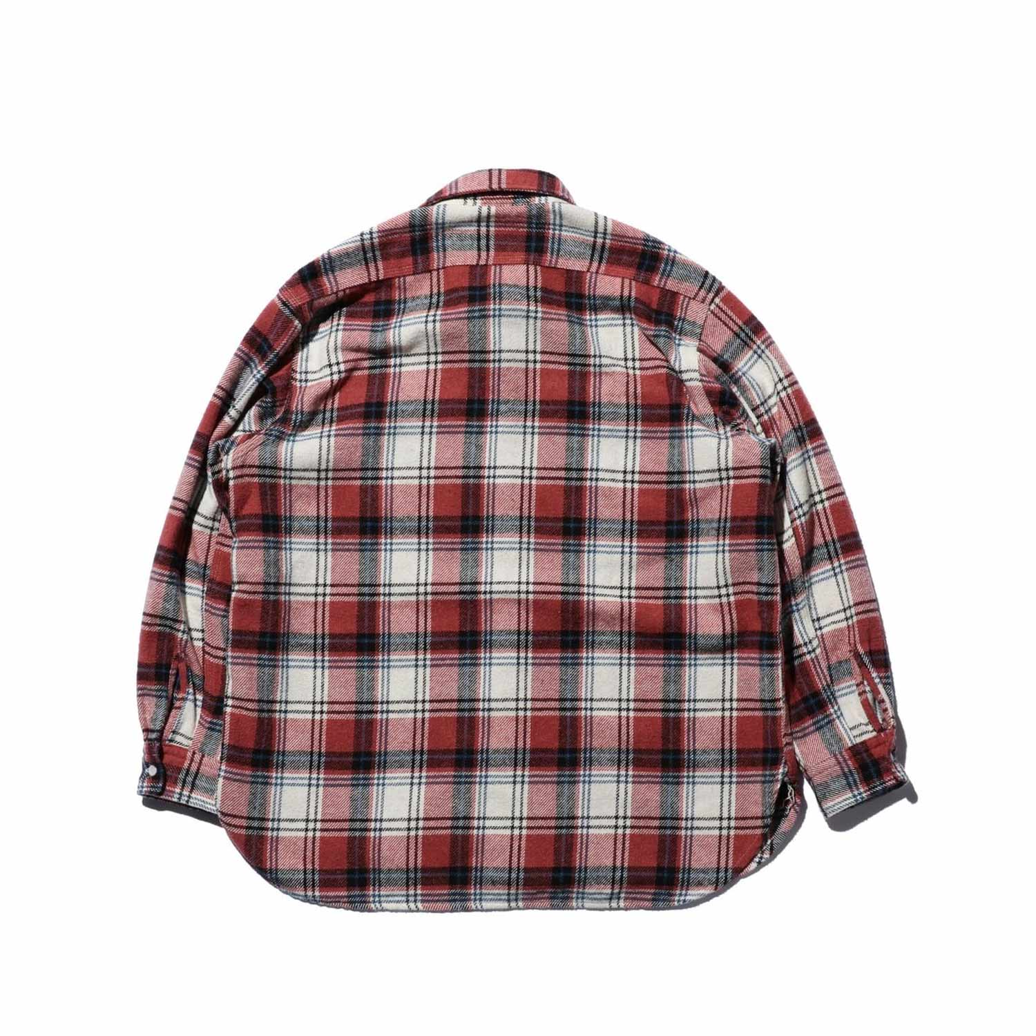 Beams+ WORK NEP PLAID SHIRT, Pink - Image 2