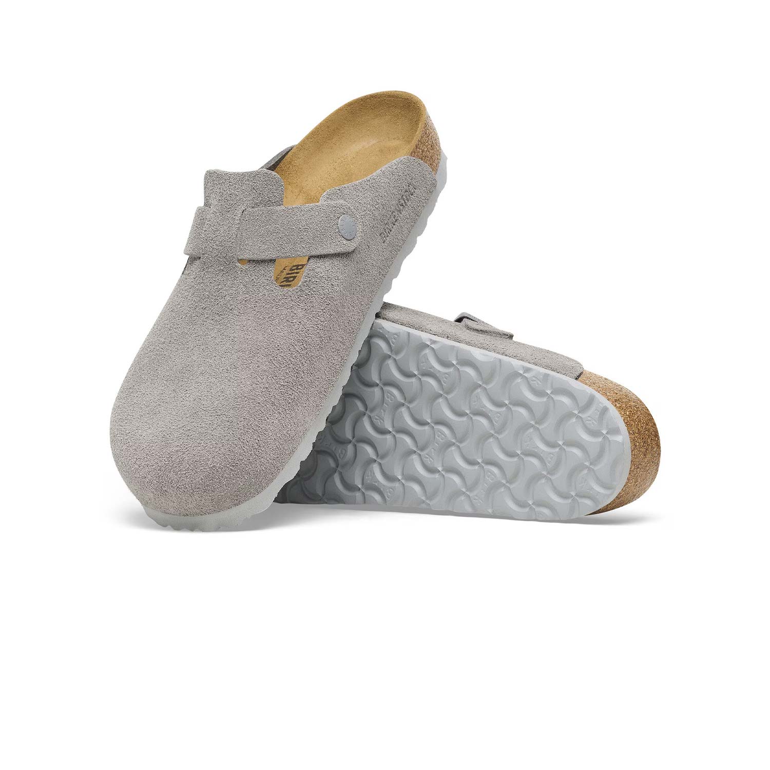 Birkenstock BOSTON SUEDE LEATHER, Stone Coin - Image 4