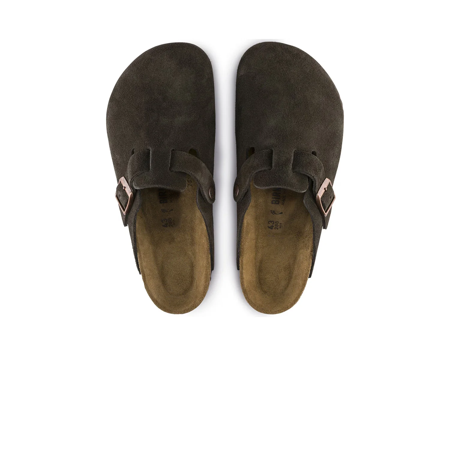 Birkenstock BOSTON SUEDE NARROW, Mocha - Image 3