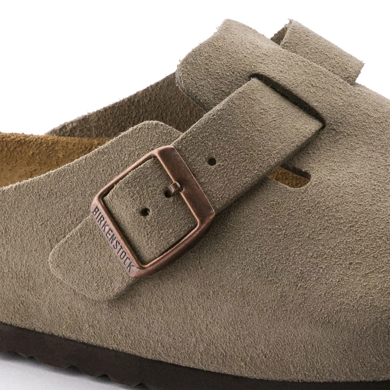 Birkenstock BOSTON SUEDE NARROW, Taupe - Image 3