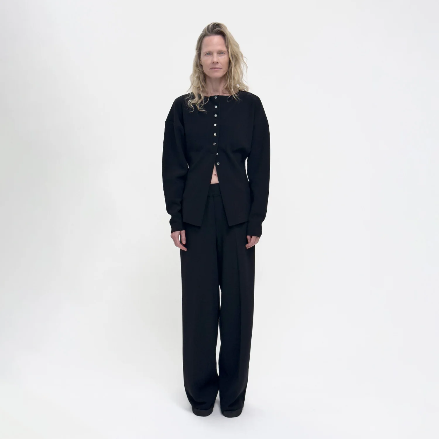 Birrot LAY2 DRAWSTRING TROUSERS, Black - Image 2