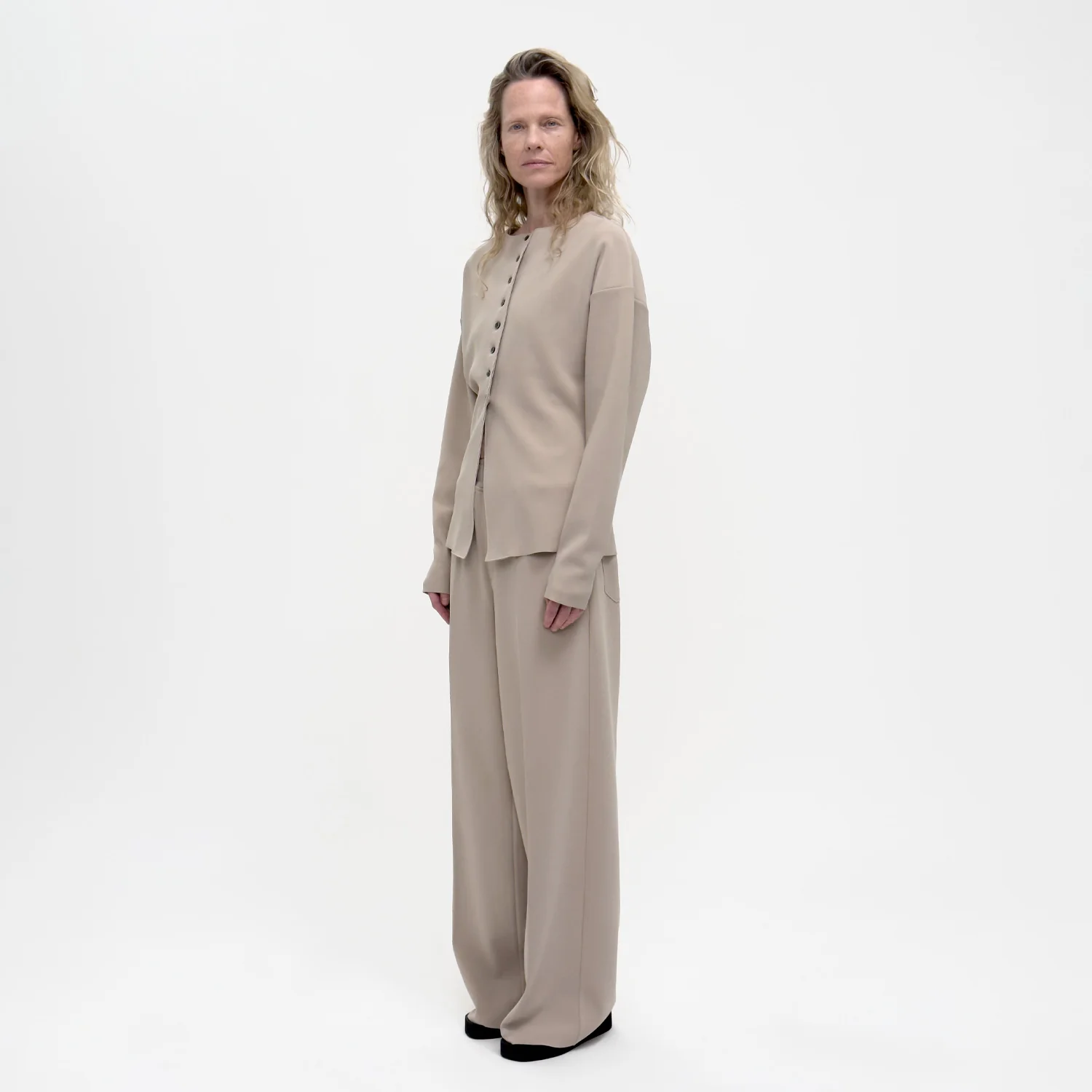 Birrot LAY2 DRAWSTRING TROUSERS, Sand - Image 3