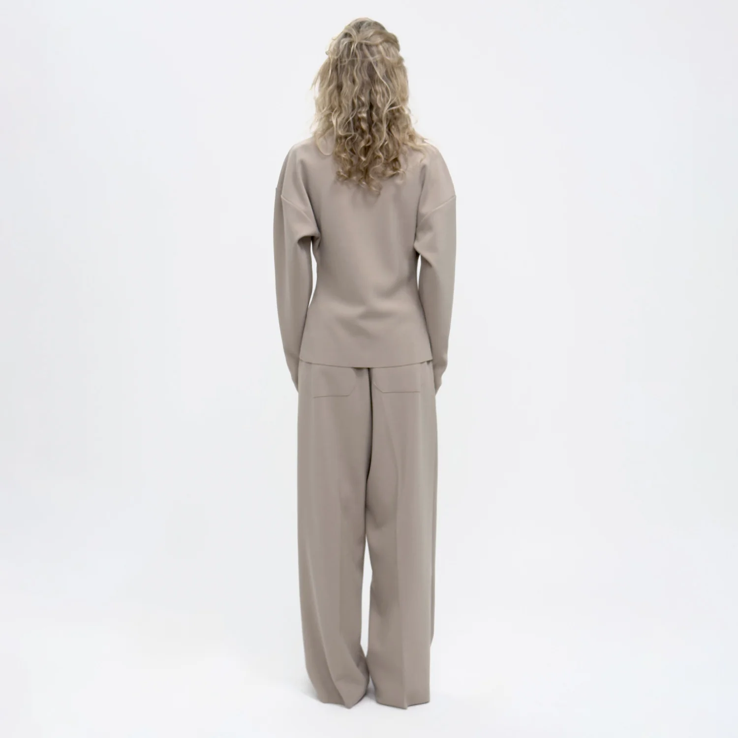 Birrot LAY2 DRAWSTRING TROUSERS, Sand - Image 4