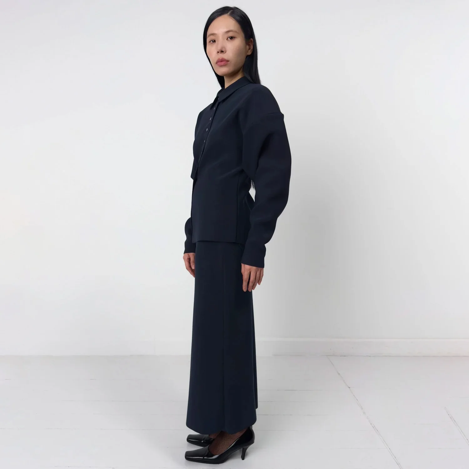 Birrot LAY2 H LONG SKIRT, Ink - Image 3