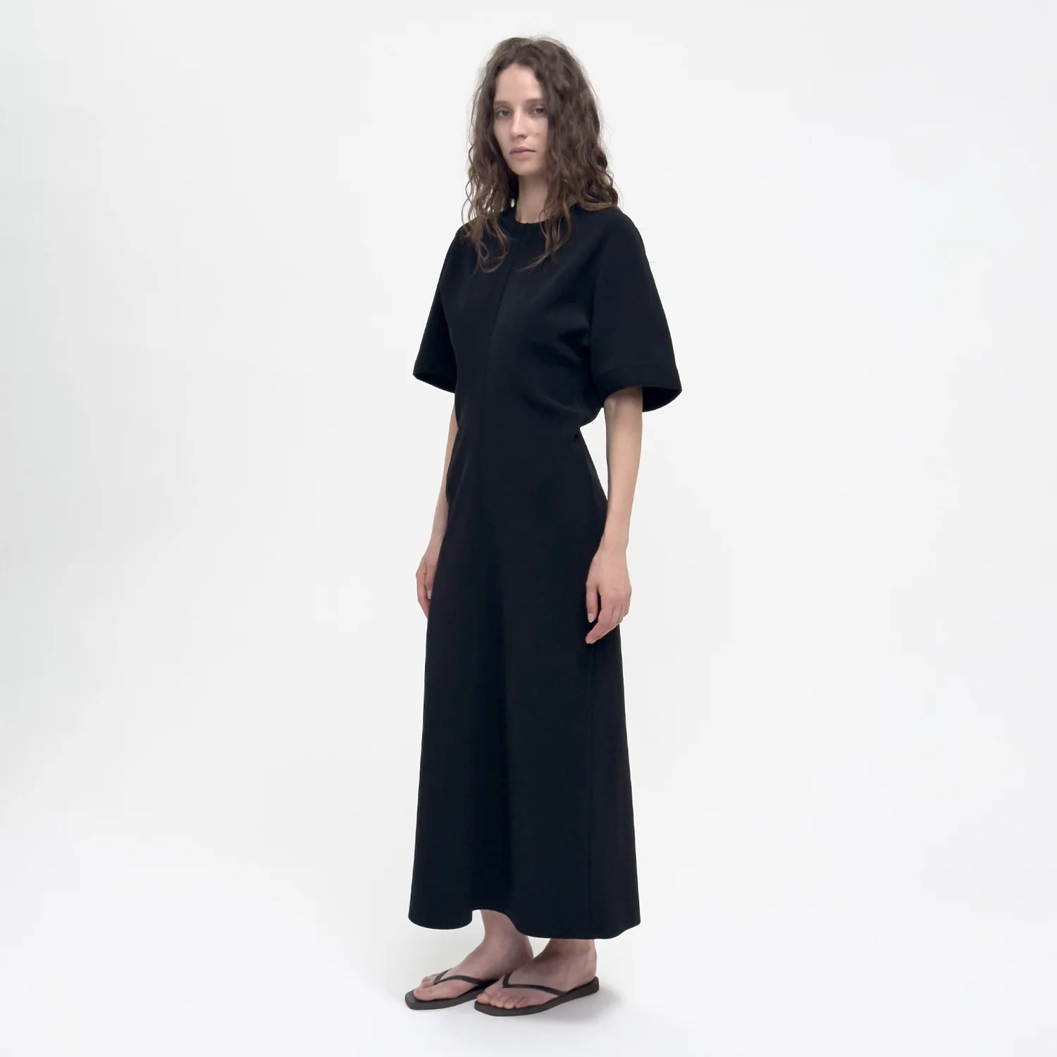 Birrot LAY2 HALF-SLEEVE DRESS, Black - Image 3