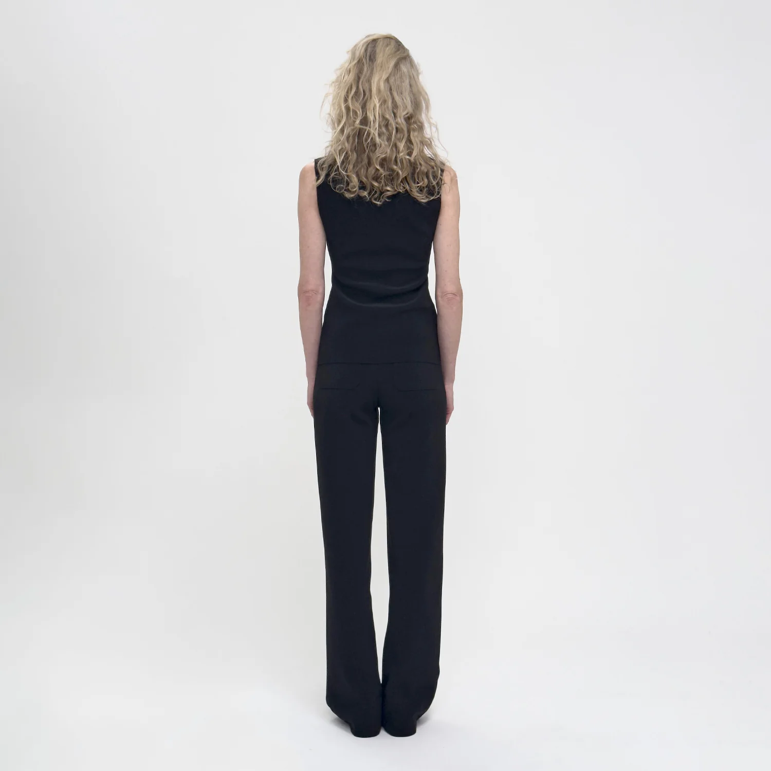 Birrot LAY2 DRAPE TOP, Black - Image 4