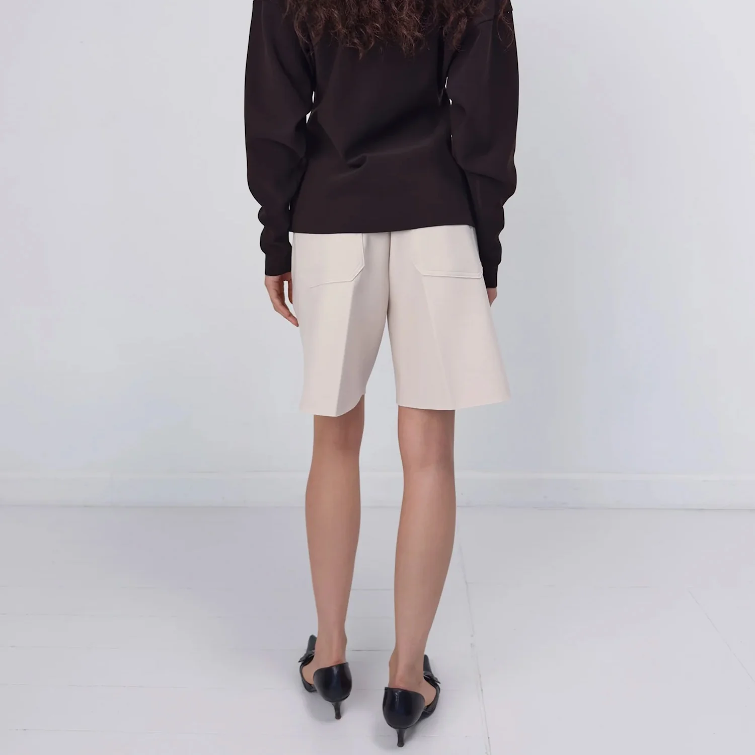 Birrot LAY3 DRAWSTRING SHORTS, Bone - Image 3