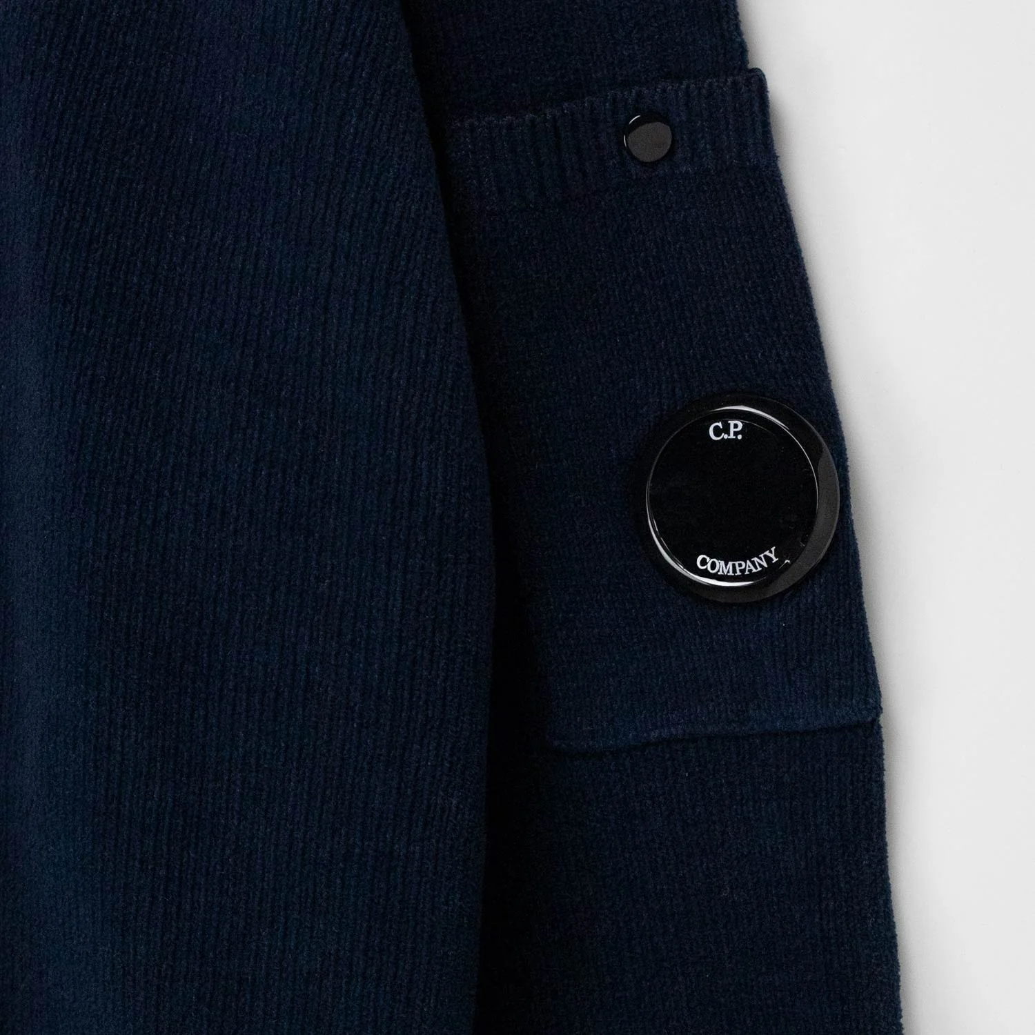 C.P. Company CREWNECK LENS SWEATER, Midnight Navy - Image 2
