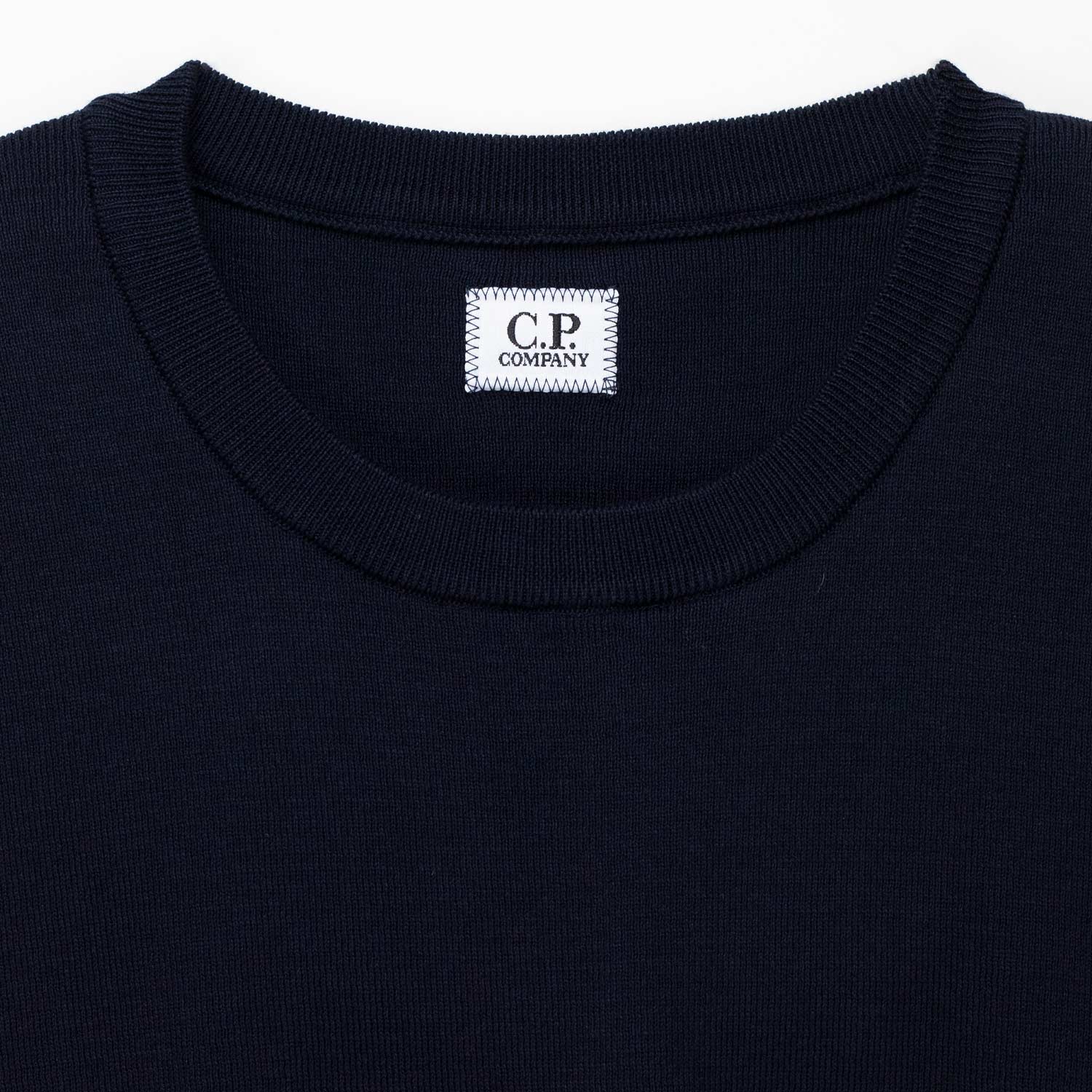 C.P. Company CREWNECK LENS SWEATER, Total Eclipse - Image 3