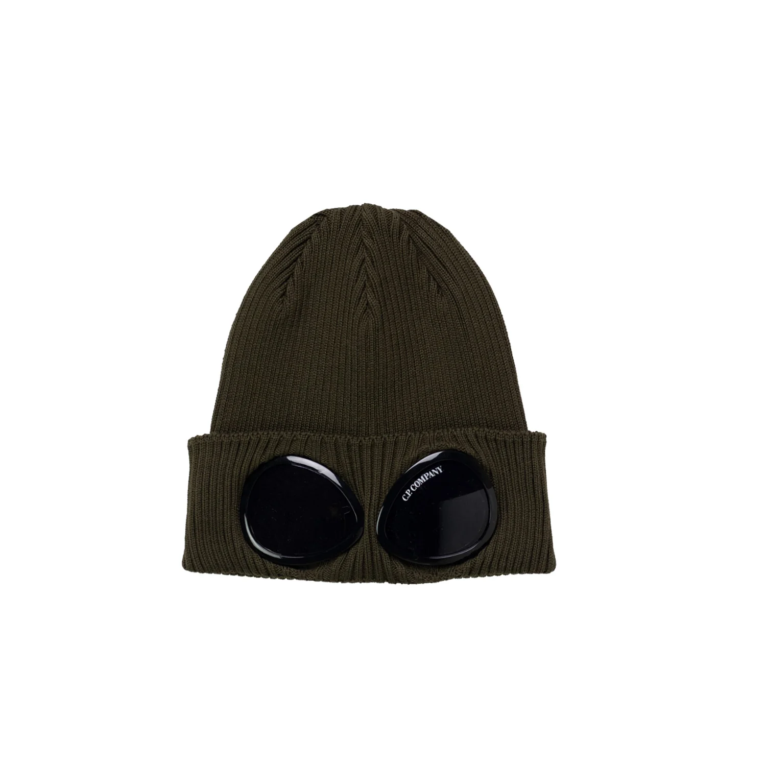 C.P. Company GOGGLE BEANIE, Ivy Green