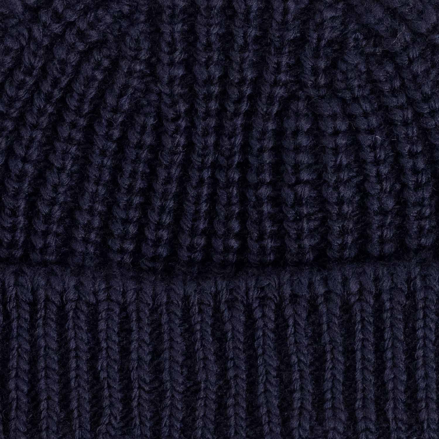 câbleami WOOL SHORT W/CAP, Navy - Image 2