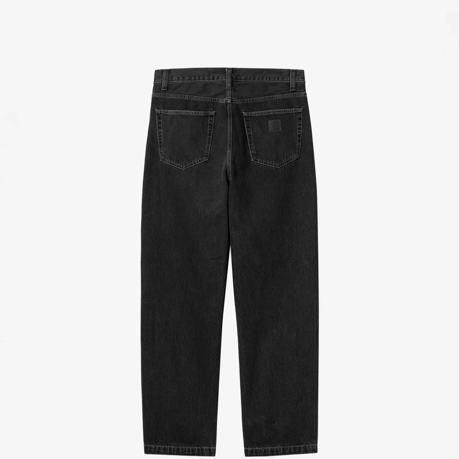Carhartt WIP AARON PANT, Black Stone Washed - Image 2
