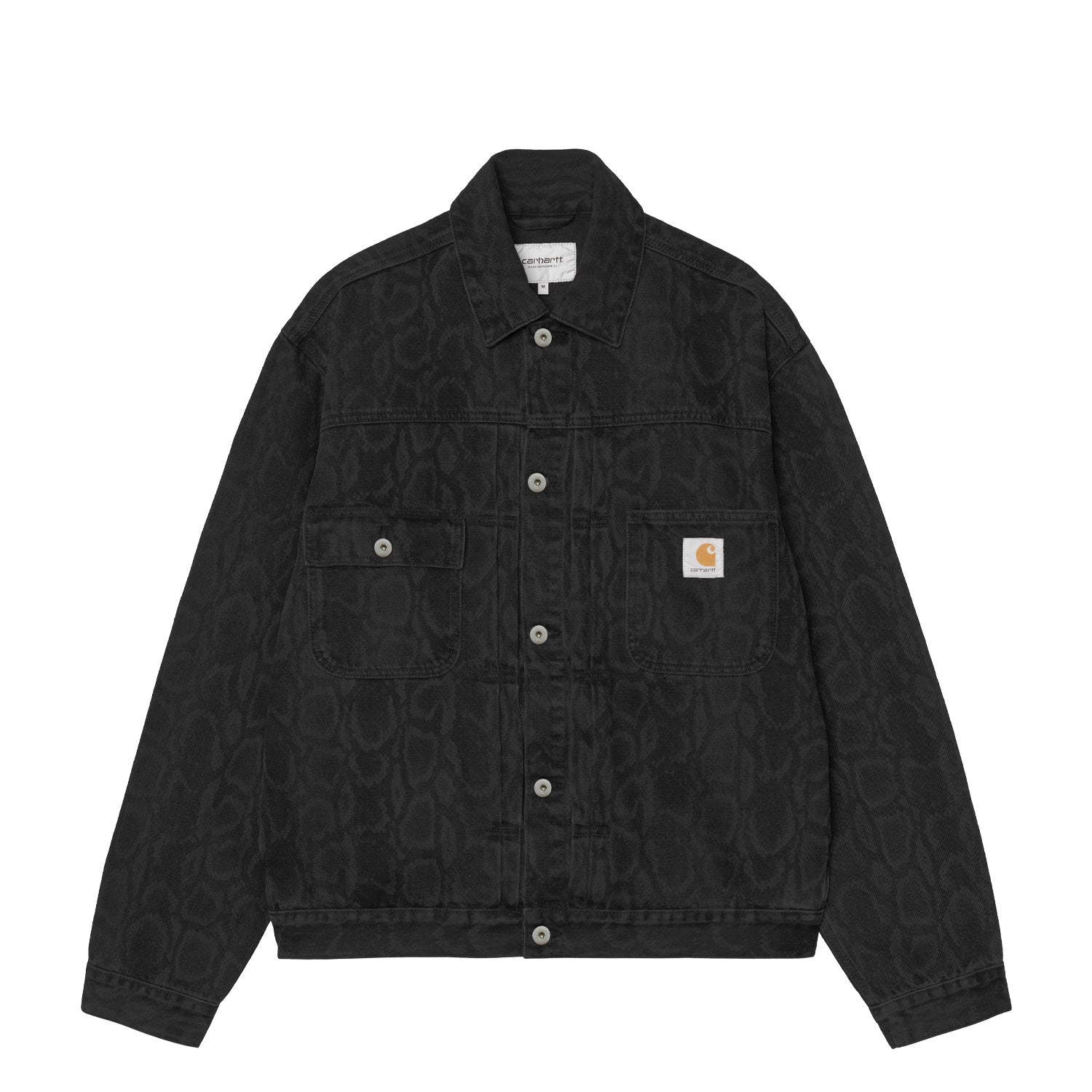 Carhartt WIP BELMAR JACKET SNAKE CAMO, Black