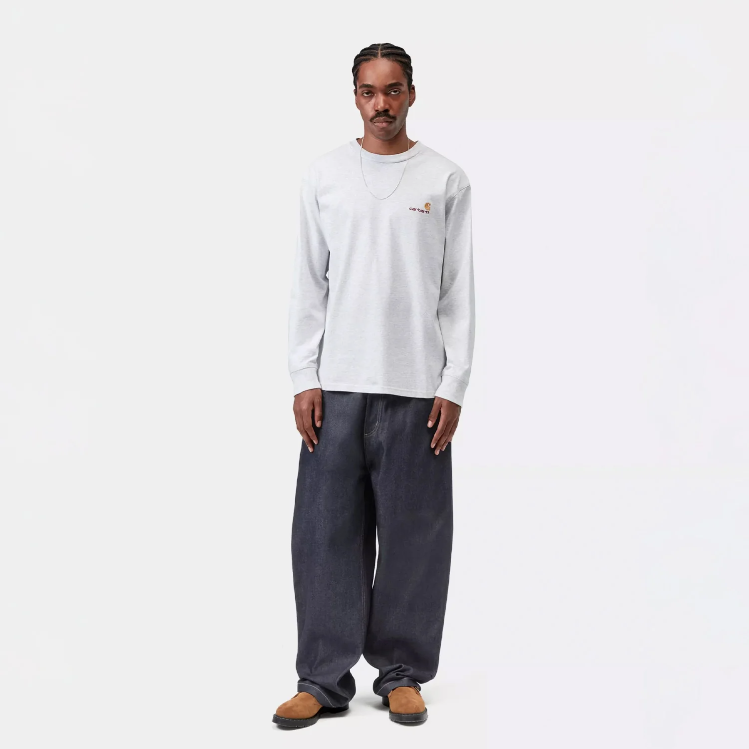 Carhartt WIP BRANDON PANT, Blue Rigid - Image 3