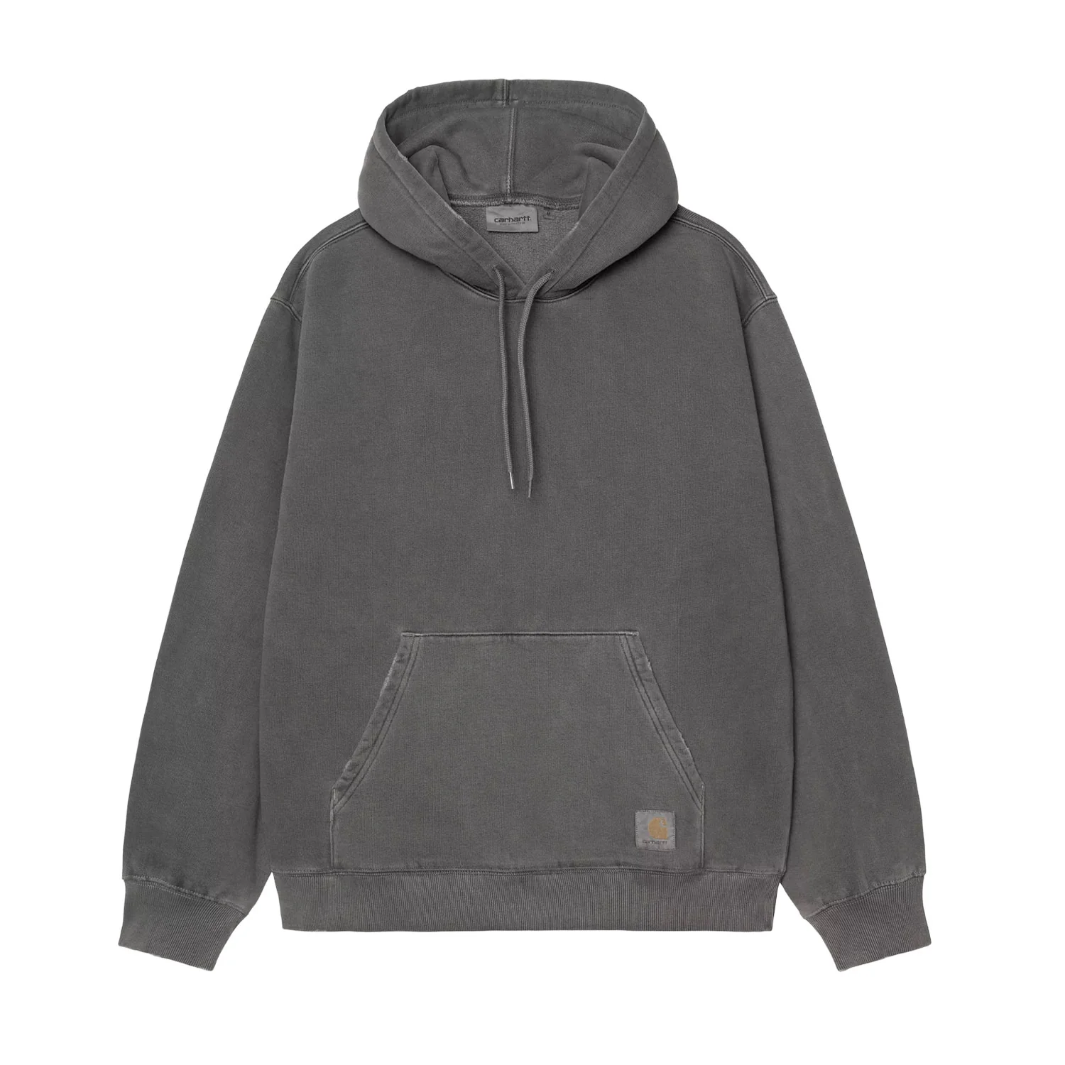 Carhartt WIP HOODED TORION SWEATSHIRT, Black Grind Wash