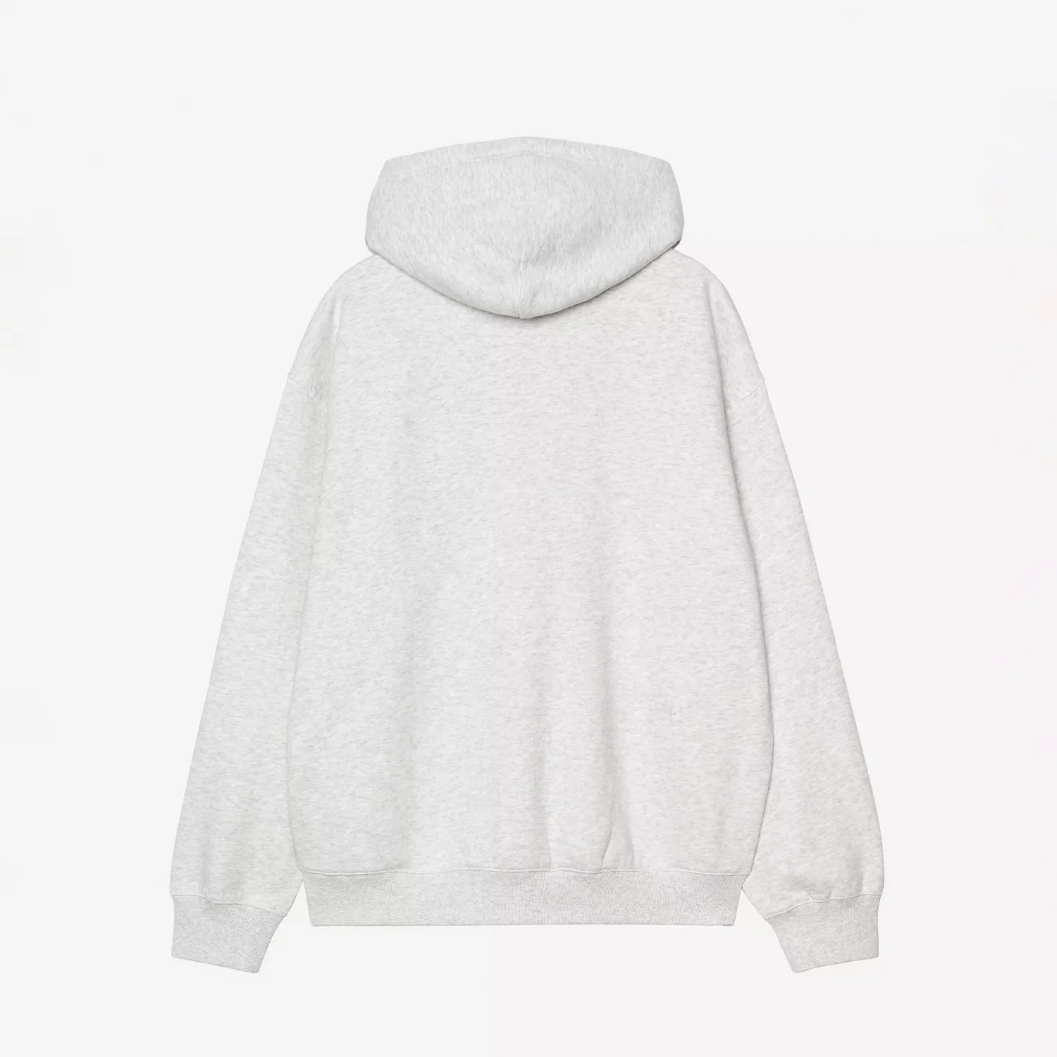 Carhartt WIP HOODED WIP LABEL SWEAT JACKET, Ash Heather - Image 2