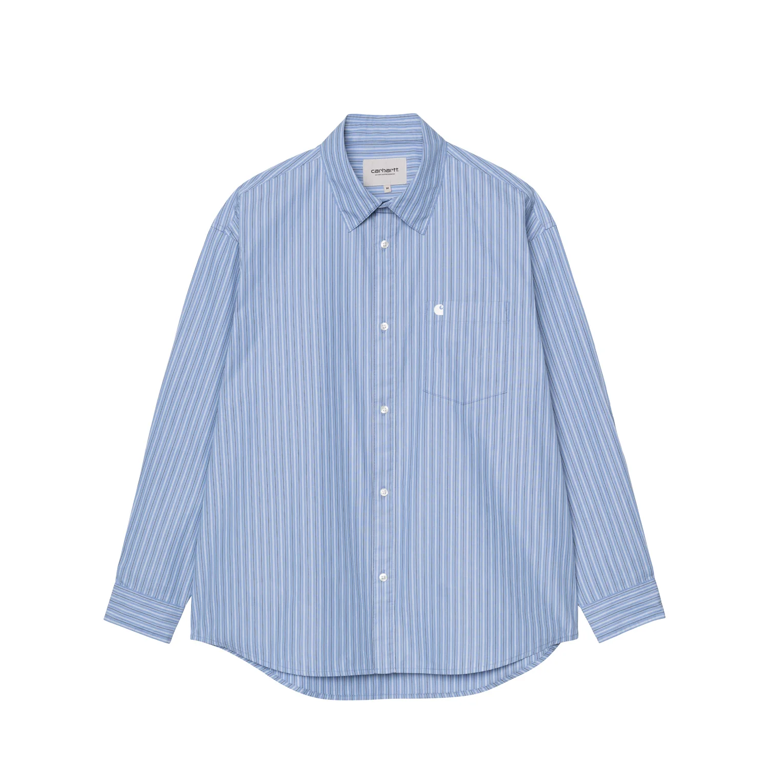 Carhartt WIP L/S KEENE SHIRT KEENE STRIPE, Curacao