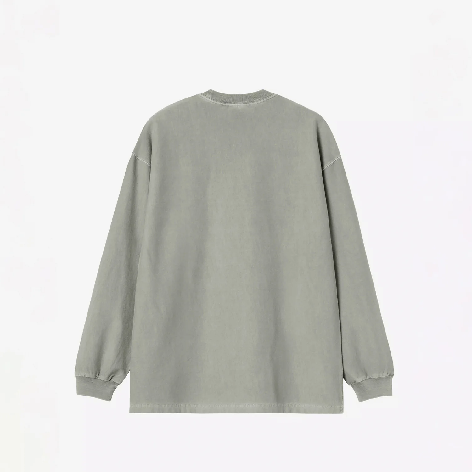 Carhartt WIP L/S LOOSE POCKET T-SHIRT, Shady Green Garment Dyed - Image 2