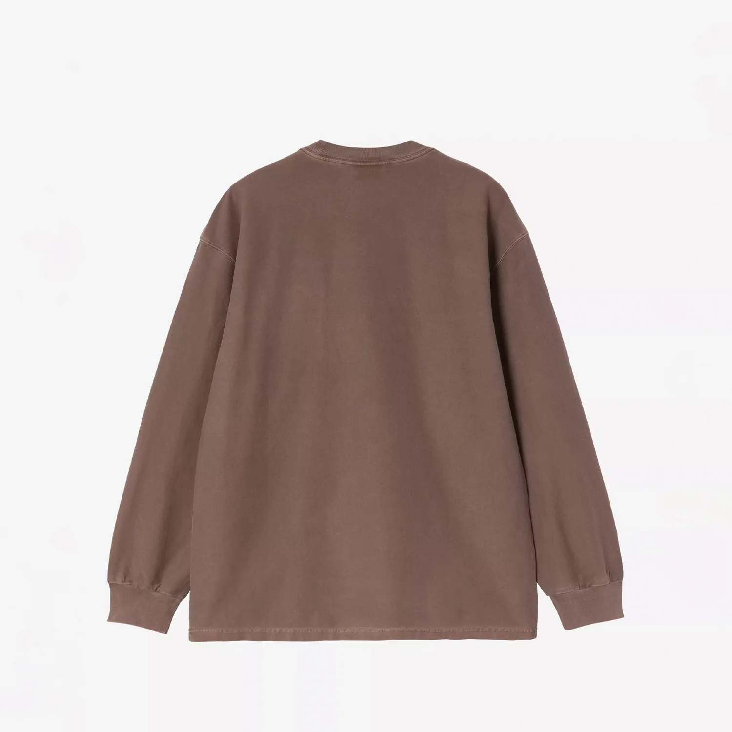 Carhartt WIP L/S LOOSE POCKET T-SHIRT, Tobacco Garment Dyed - Image 2
