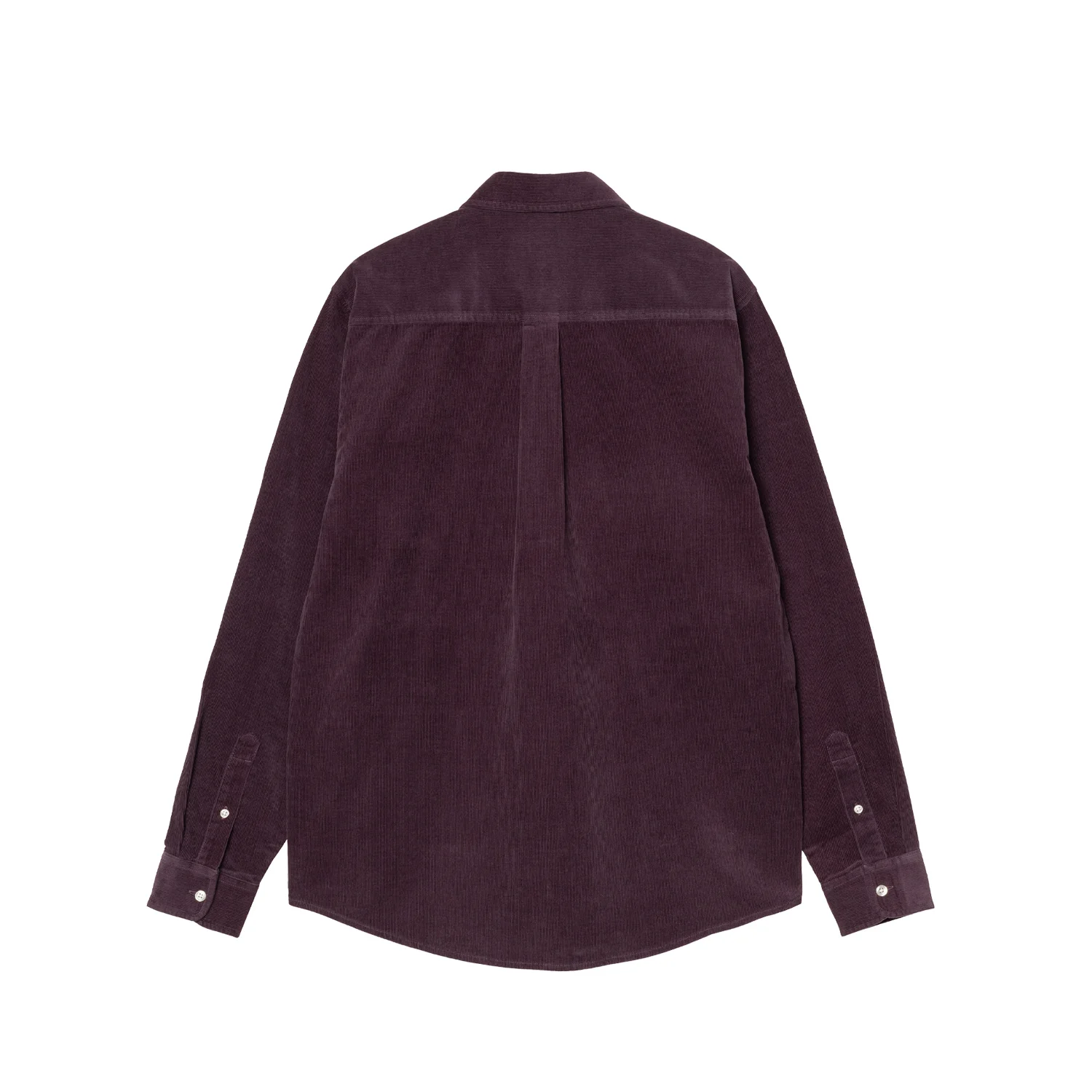 Carhatt WIP L/S MADISON FINE CORD SHIRT, Cozy Purple/Wax - Image 2