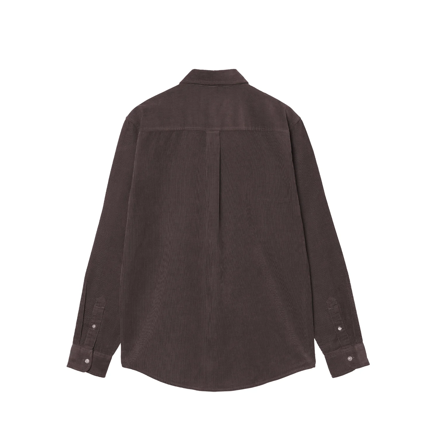 Carhatt WIP L/S MADISON FINE CORD SHIRT, Shale/Wax - Image 2
