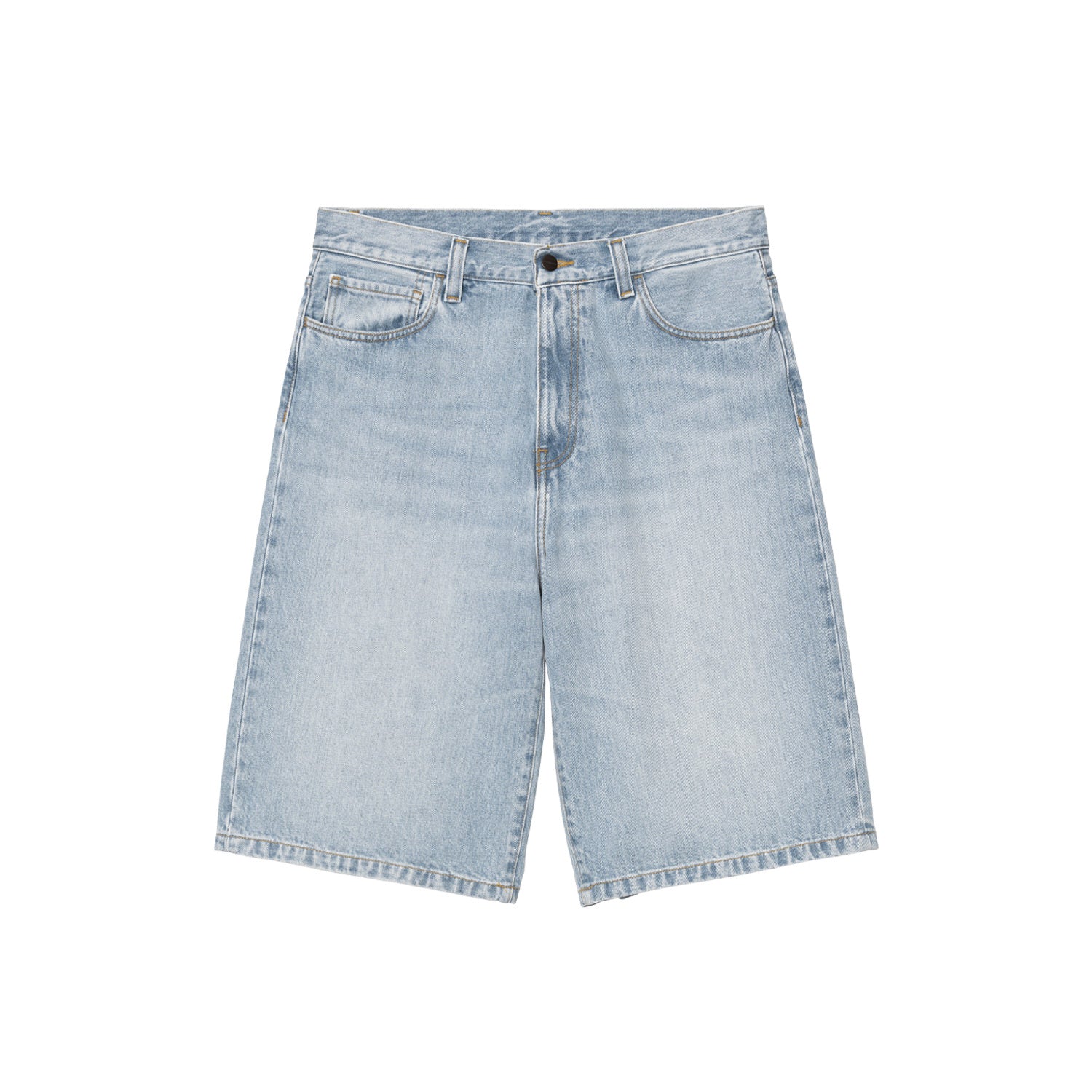 Carhartt WIP LANGDON SHORT, Blue Heavy Worn Bleached