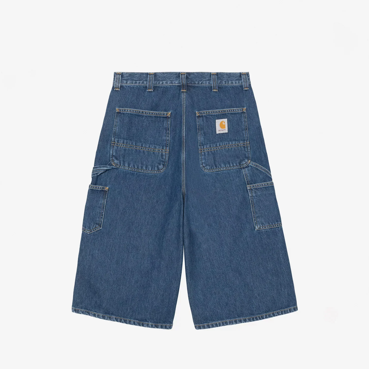 Carhartt WIP OG DOUBLE KNEE LONG SHORT, Blue Stone Washed - Image 2