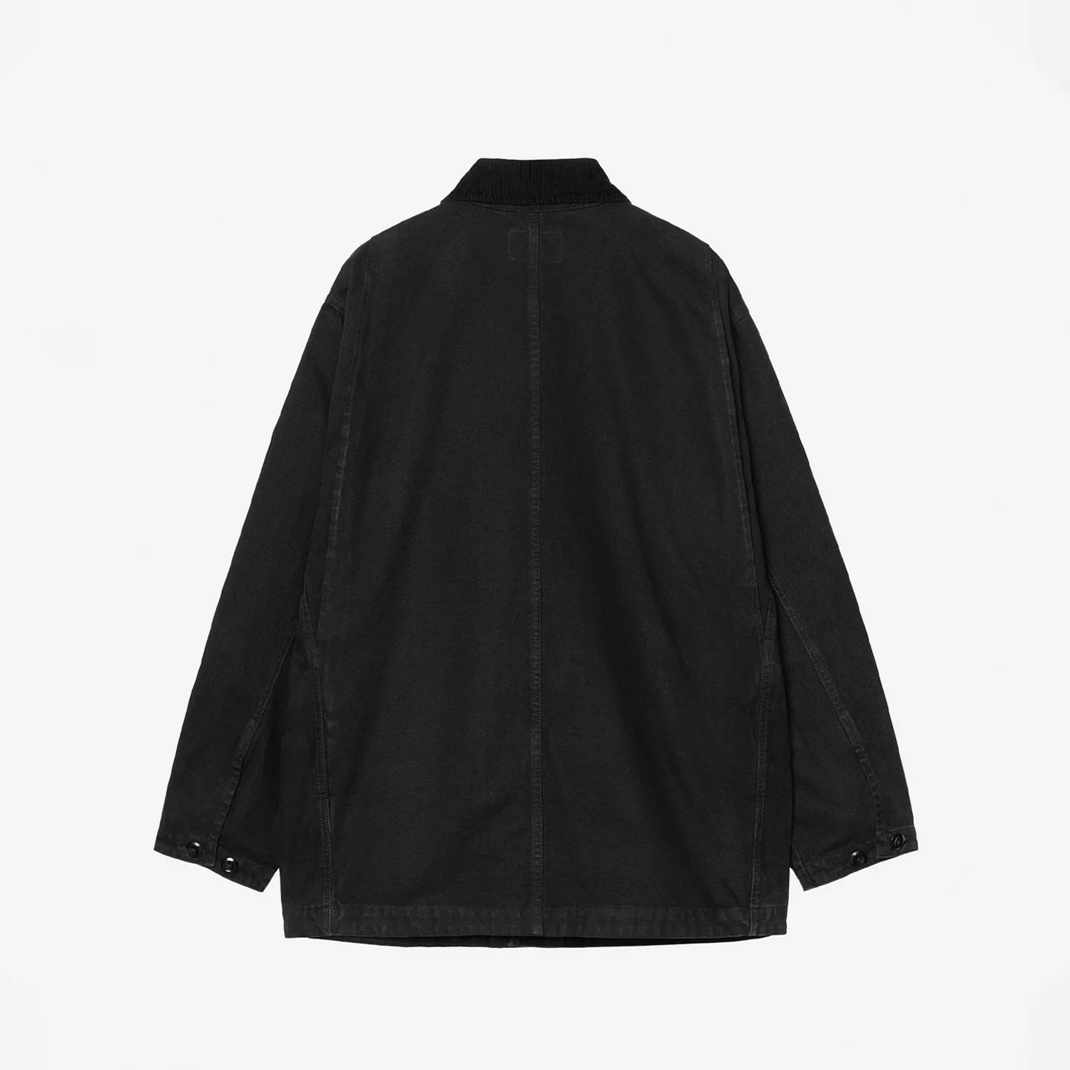 Carhartt WIP PRESCOTT COAT, Black/Black Garment Dyed - Image 2