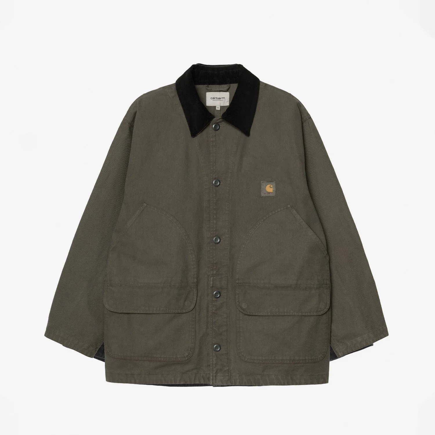 Carhartt WIP PRESCOTT COAT OXIDE, Oxide Green/Black Garment Dyed