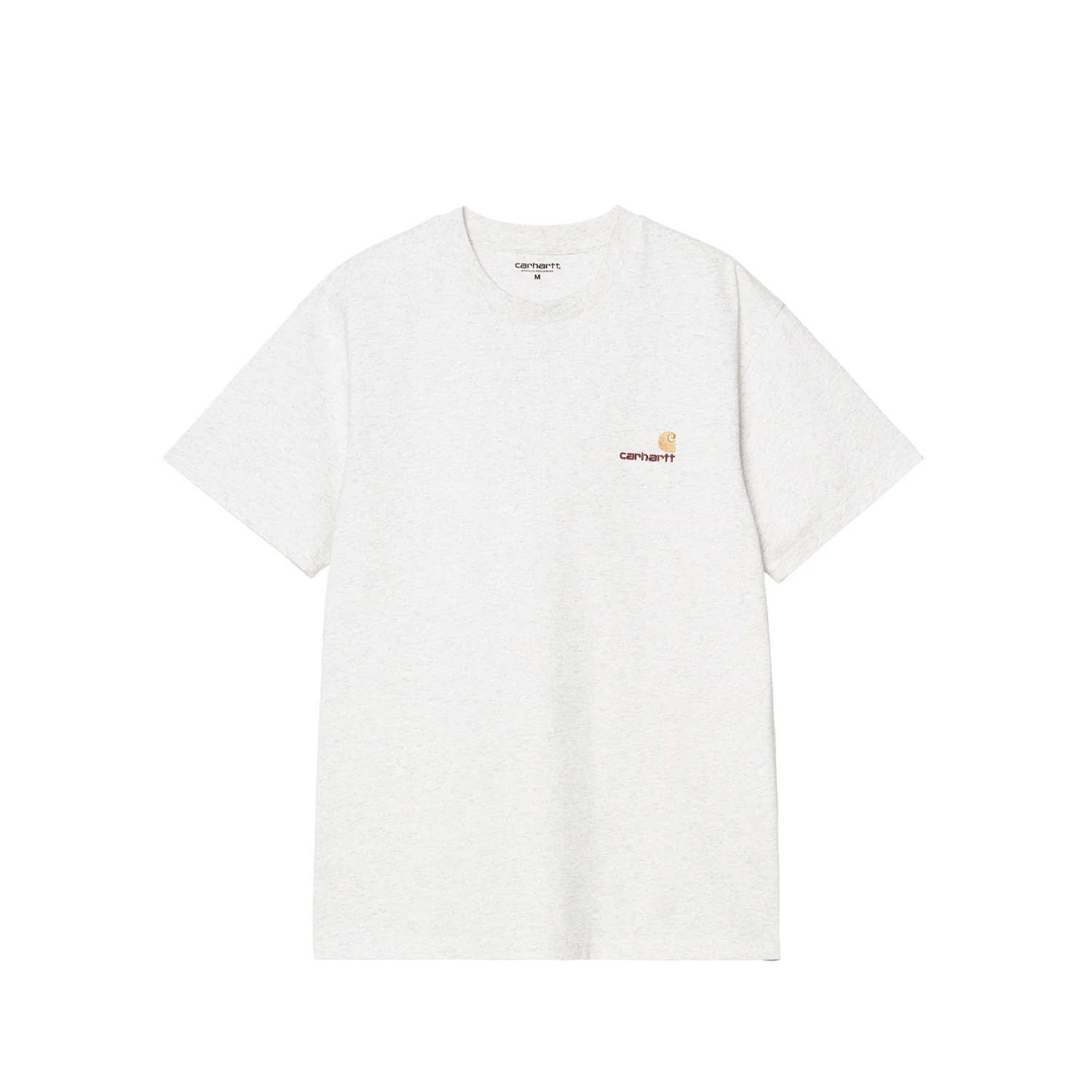 Carhartt WIP S/S AMERICAN SCRIPT T-SHIRT, Ash Heather