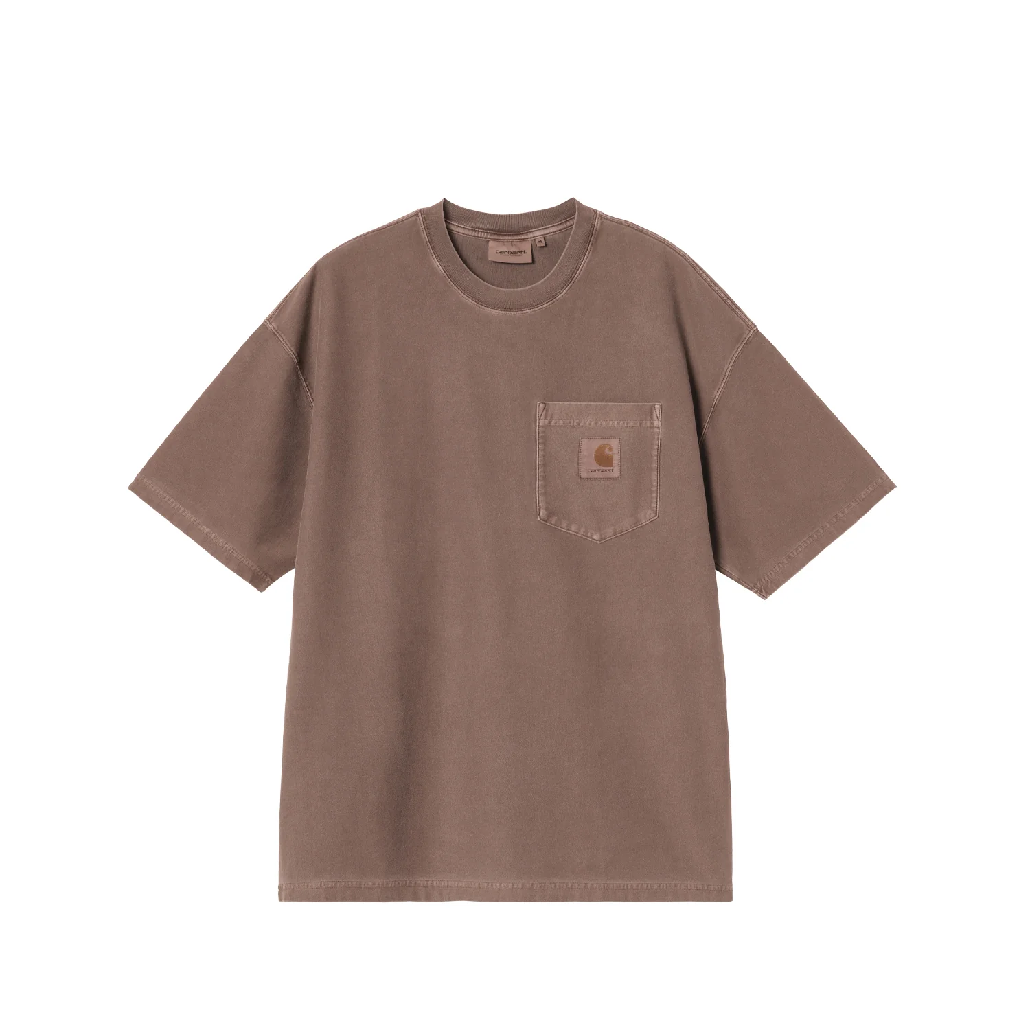 Carhartt WIP S/S LOOSE POCKET T-SHIRT, Tobacco Garment Dyed