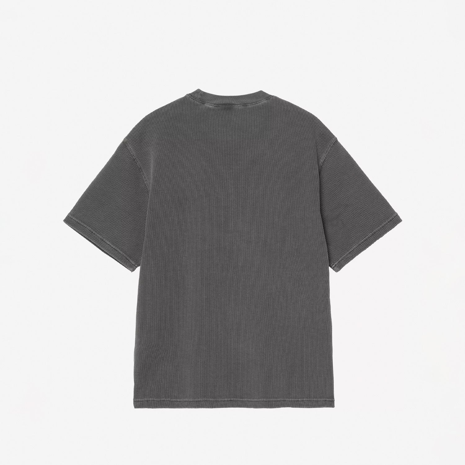 Carhartt WIP S/S NELSON WAFFLE T-SHIRT, Black - Image 2