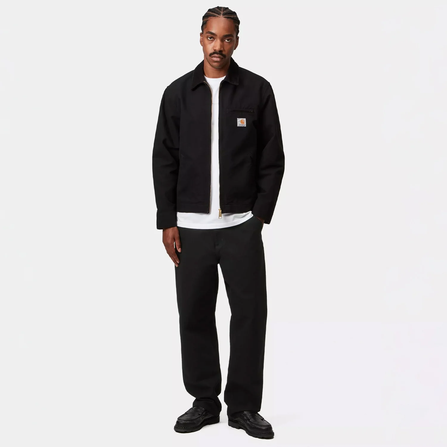 Carhartt WIP SINGLE KNEE PANT, Black - Image 3